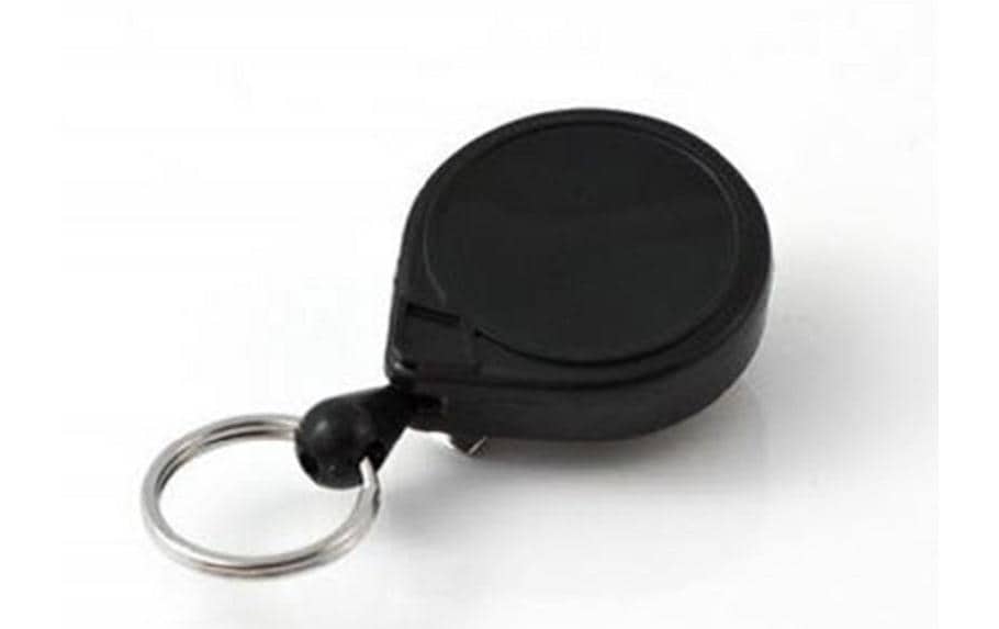 KEY-BAK Ausweishalter KB Mini-Bak 90 cm, mit Clip, Schwarz