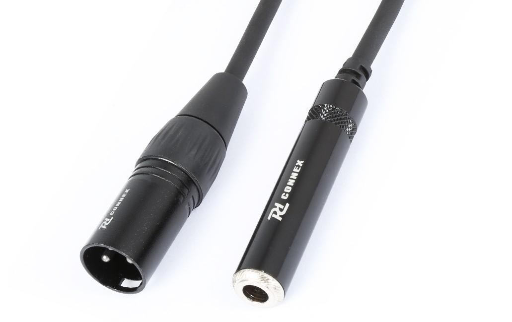 PD Connex CX130 XLR 3 Pole, male - Klinke 6.3 mm, female 0.15 m