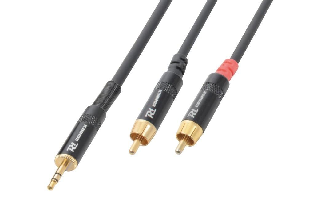 PD Connex CX85-6 Klinke 3.5 mm, male - Cinch 6 m