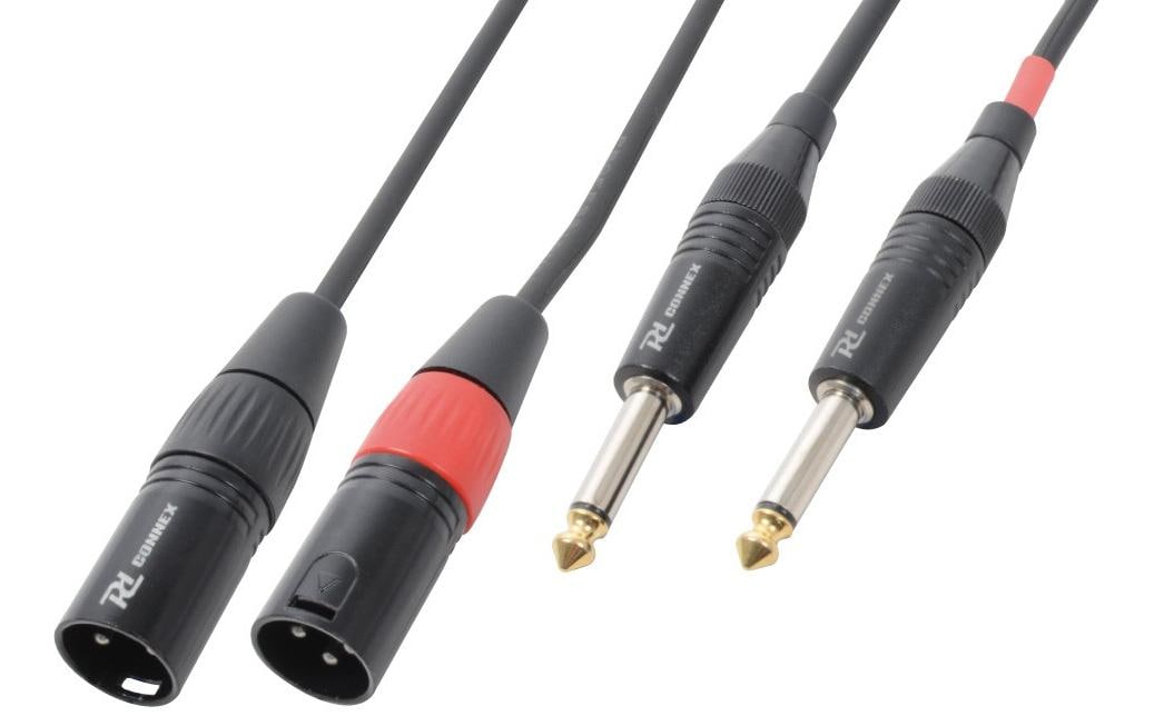 PD Connex CX64-1 XLR 3 Pole, male - Klinke 6.3 mm, male 1.5 m