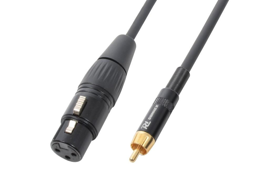PD Connex CX54-3 XLR 3 Pole, female - Cinch 3 m