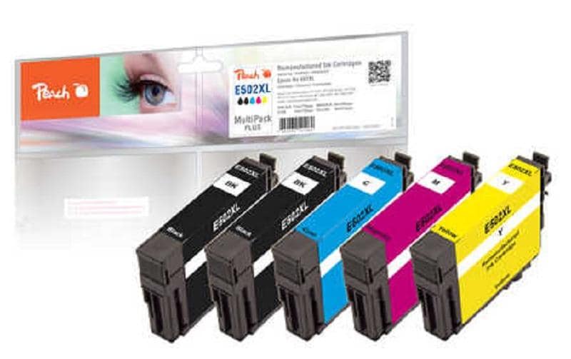 Peach Tinte Epson 502XL 2x BK, 1x C, M, Y