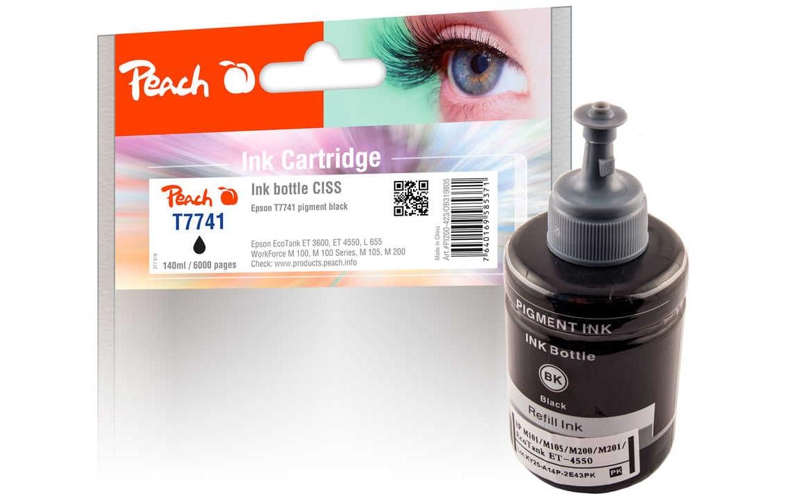 Peach Tinte Epson T7741 Black