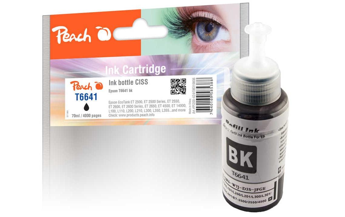 Peach Tinte Epson T6641 Black