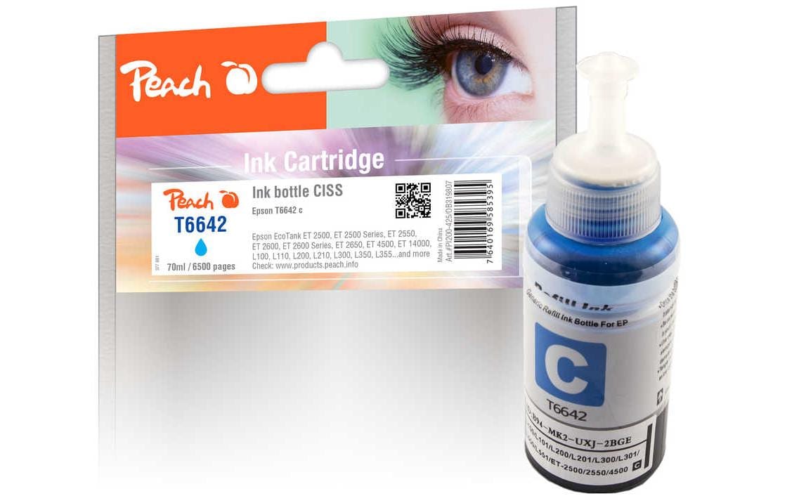 Peach Tinte Epson T6642 Cyan