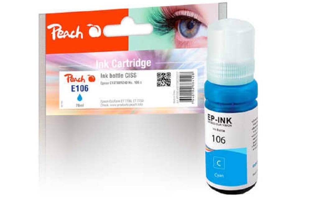 Peach Tinte Epson 106 (C13T00R240) Cyan