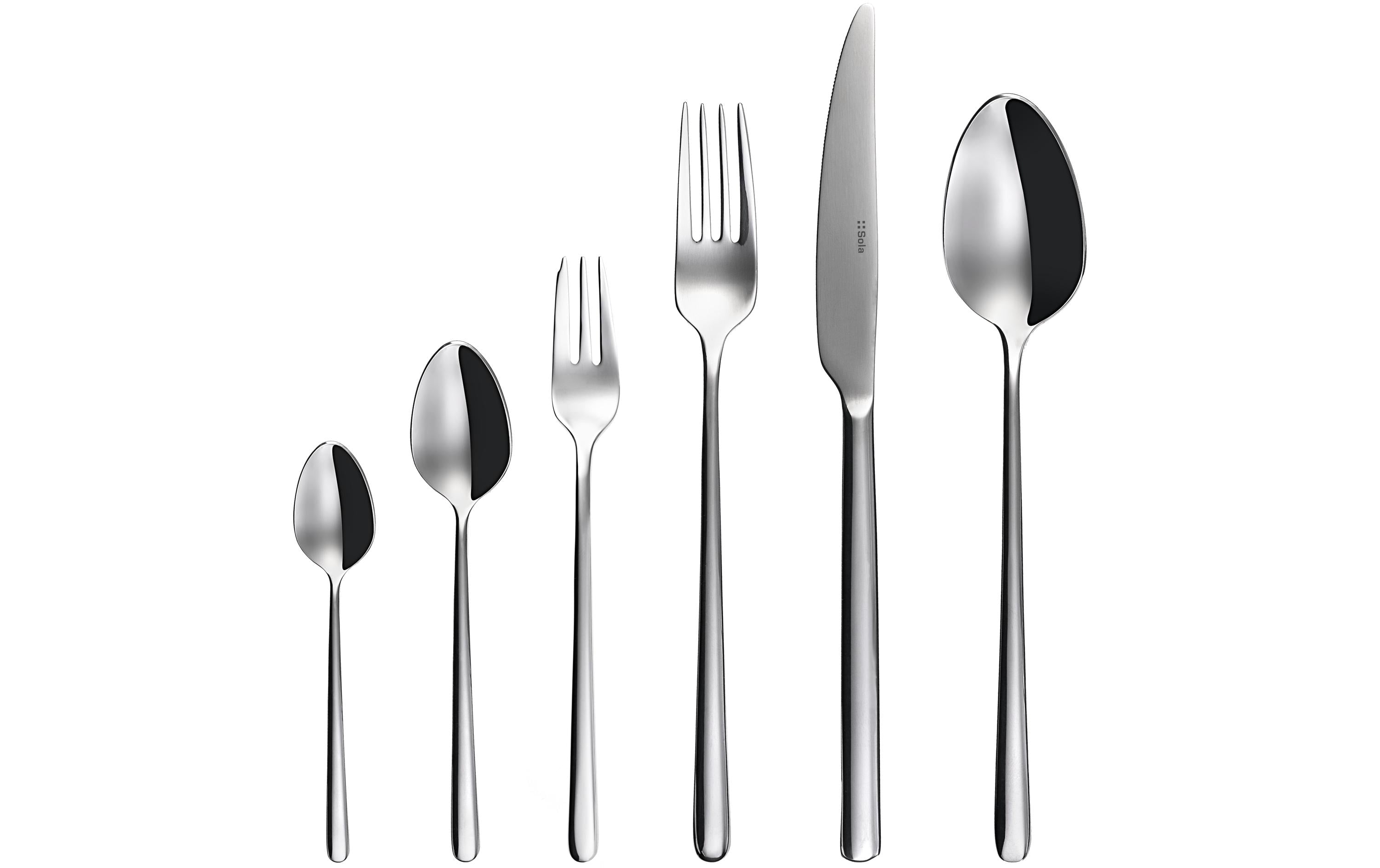 Sola Besteck-Set Calgary 36-teilig, Silber