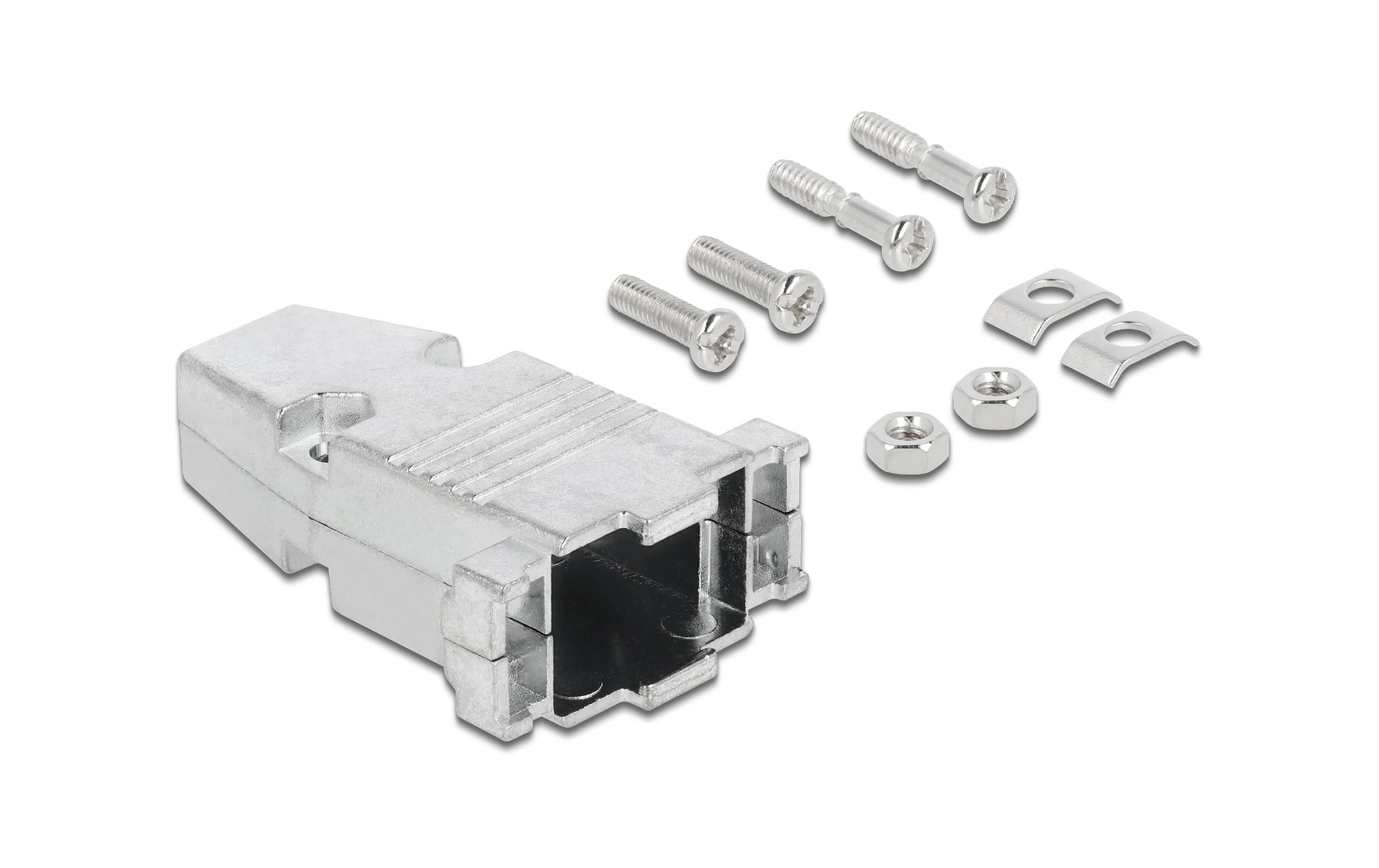 Delock Steckverbinder DB9, RS232 Metalgehäuse
