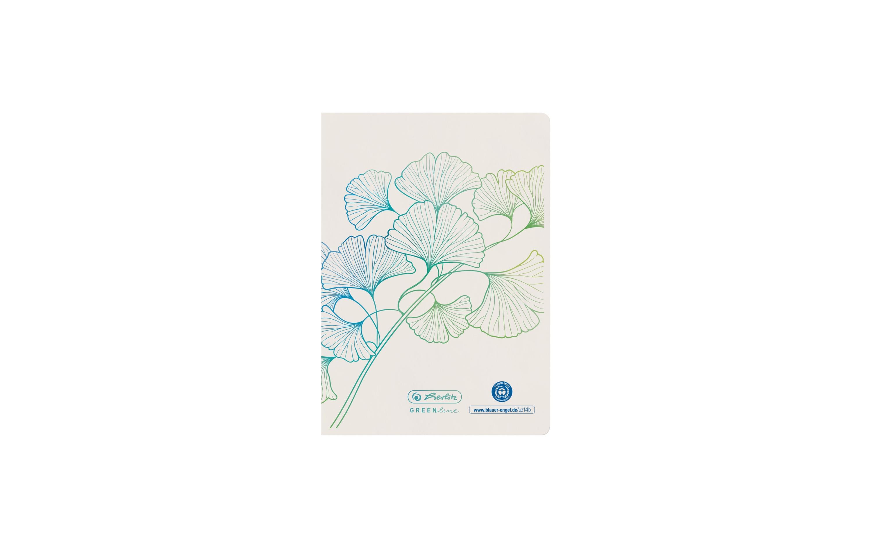 Herlitz Greenline Ginkgo A6, Liniert, Ginkgo