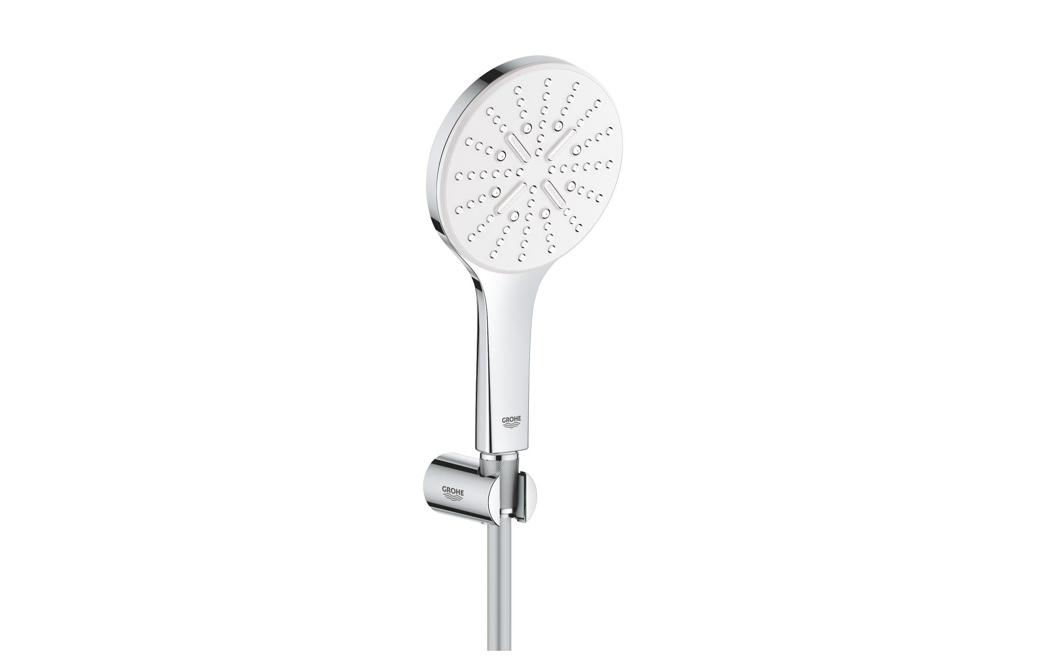 GROHE Duschbrausen-Set Rainshower Smartactive 130 Moon White