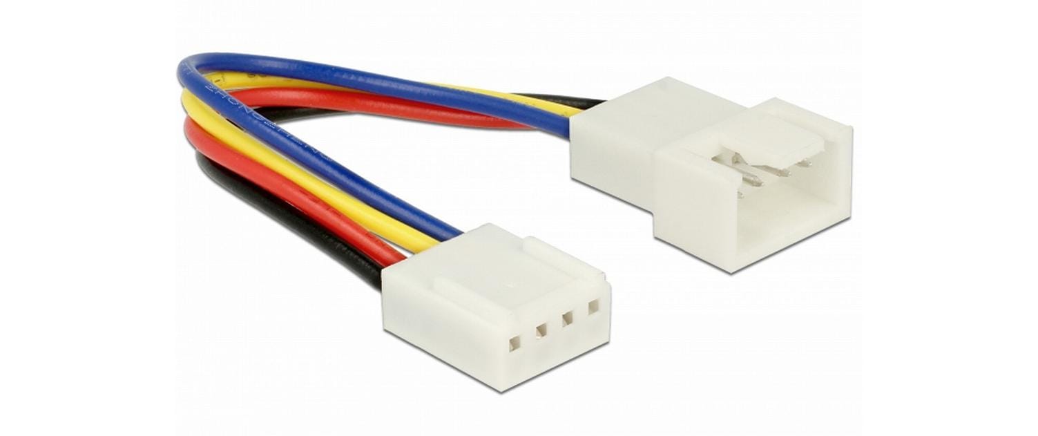 Delock Stromkabel 4Pin PWM für CPU & Gehäuselüfter 10 cm