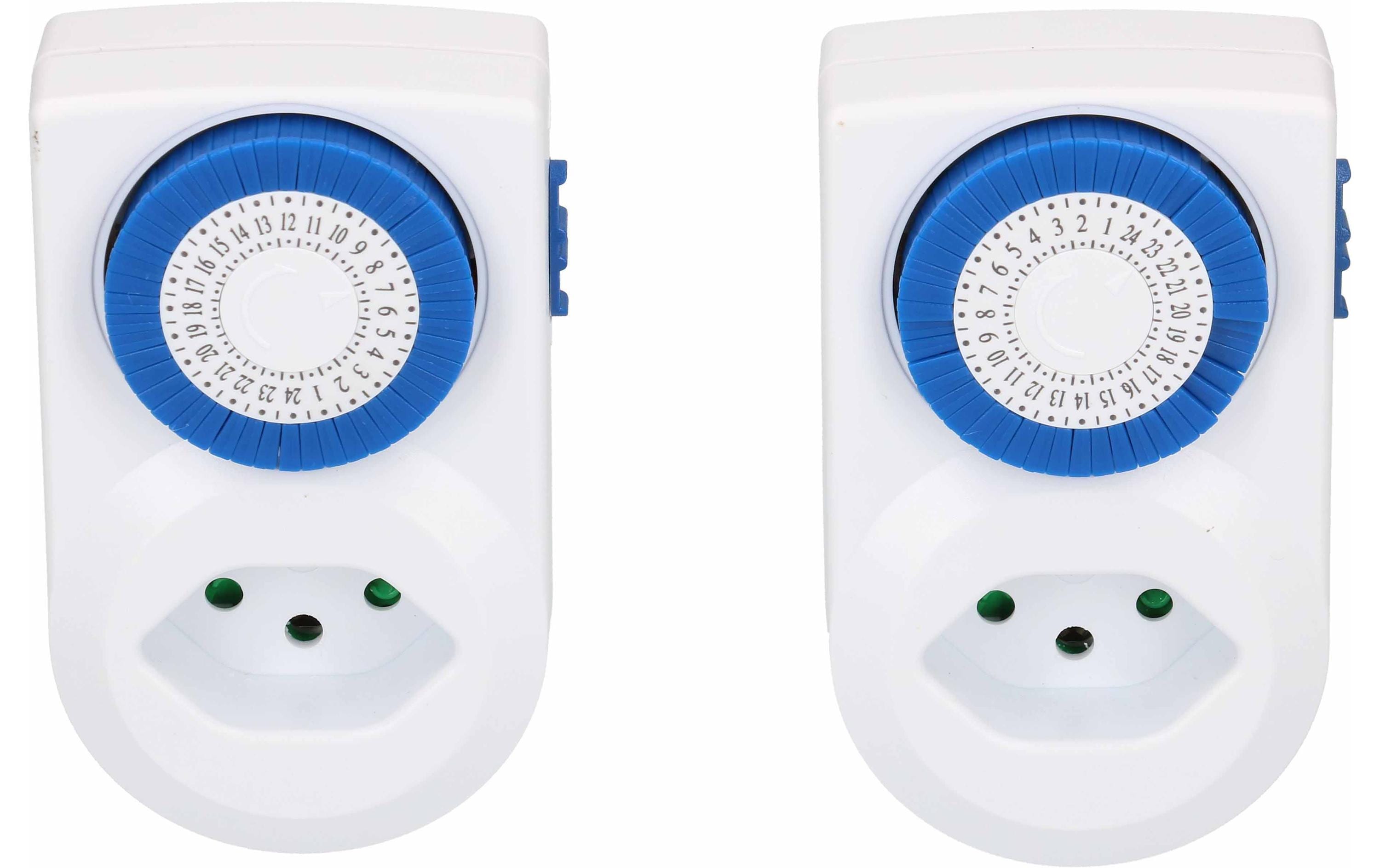 Max Hauri Zeitschaltuhr Typ 12/13, 24 h Analog 2 Stück