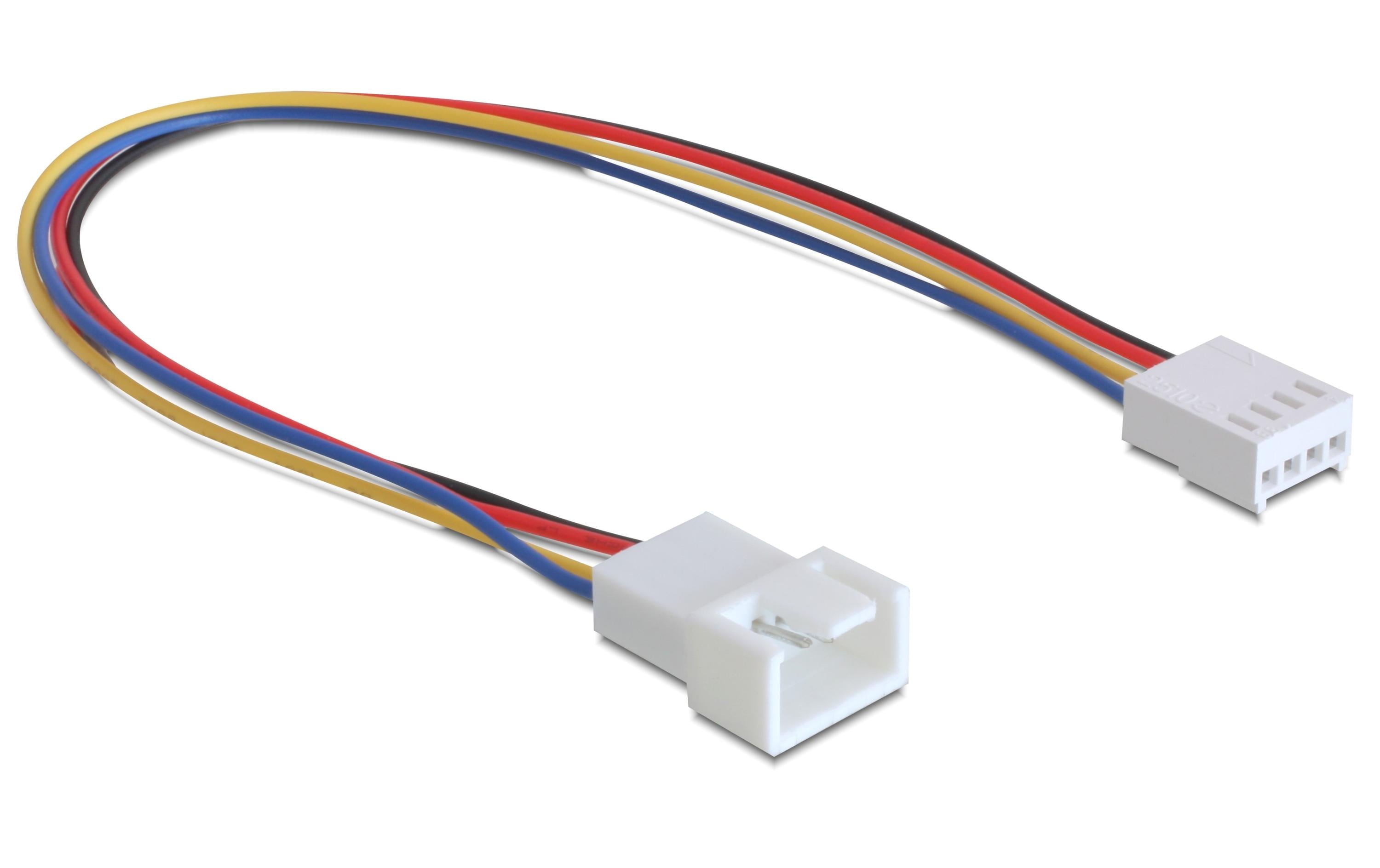 Delock Stromkabel 4Pin PWM für CPU & Gehäuselüfter 20 cm