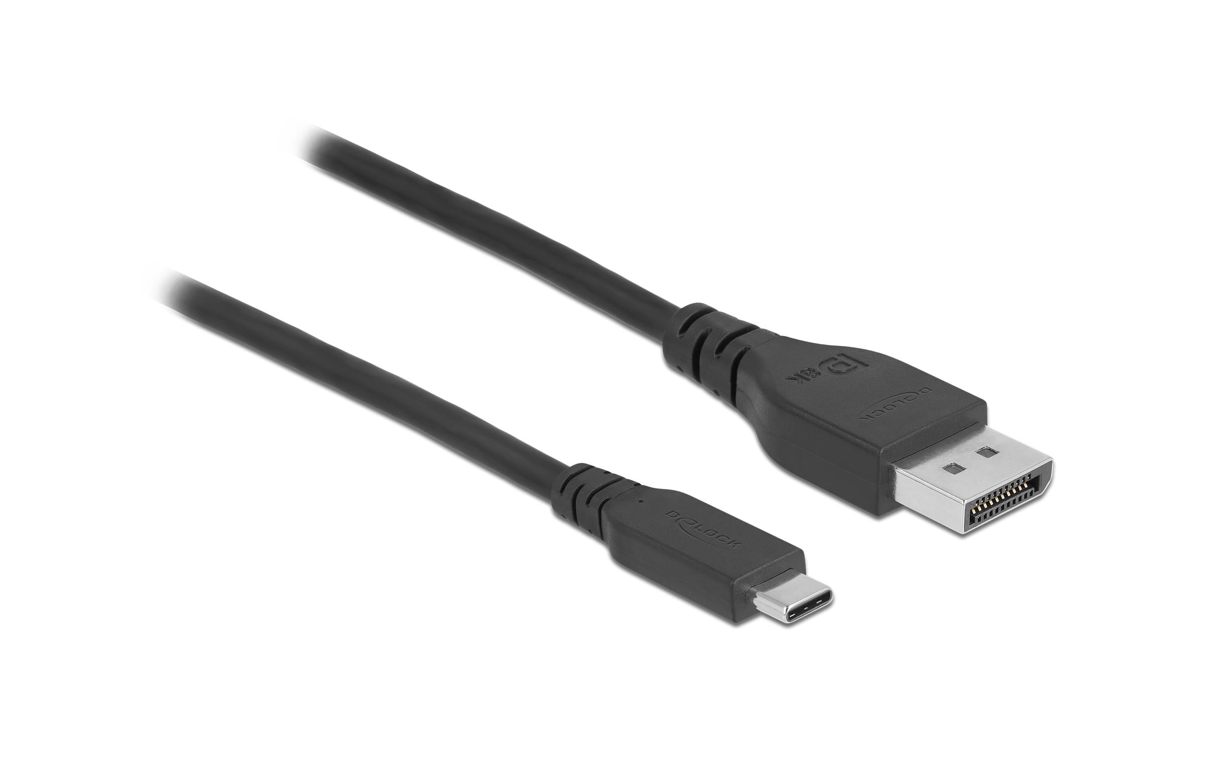 Delock Kabel Bidirectional, 8K 60Hz USB Type-C - DisplayPort, 1.5 m