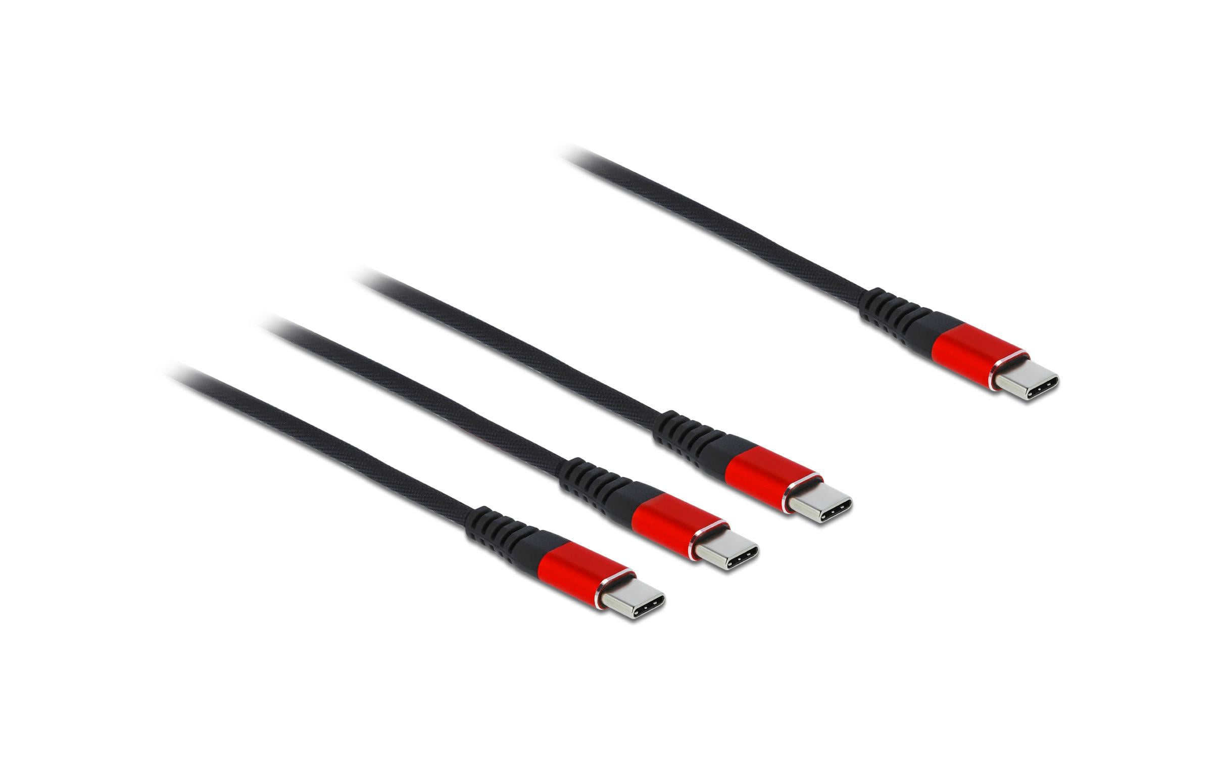 Delock USB-Ladekabel USB C - 3x USB C 0.3 m
