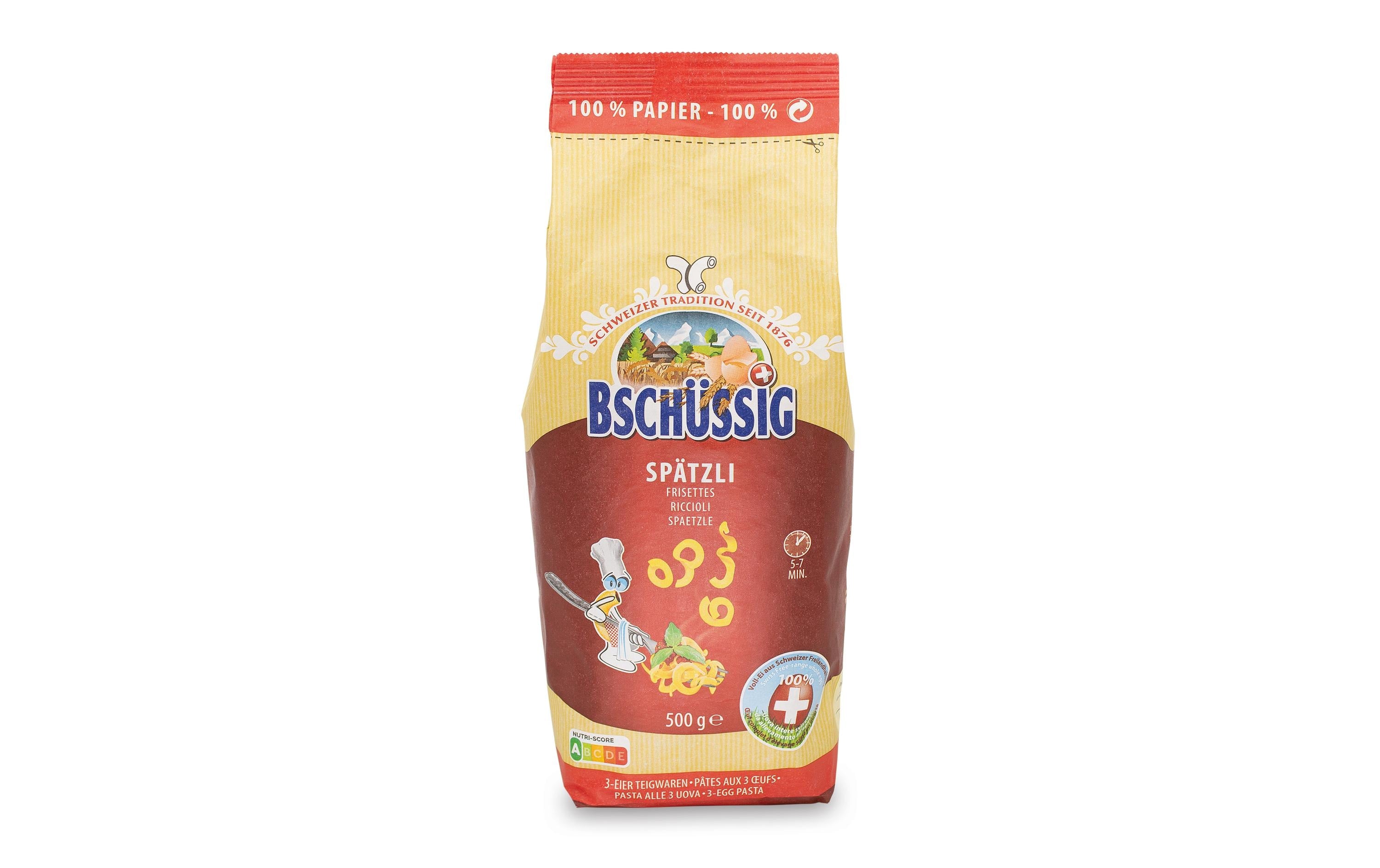 Bschüssig Teigwaren   Spätzli 500 g