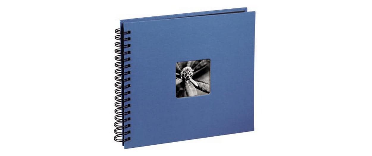 Hama Fotoalbum Fine Art 28 x 24 cm Hellblau, 50 schwarze Seiten