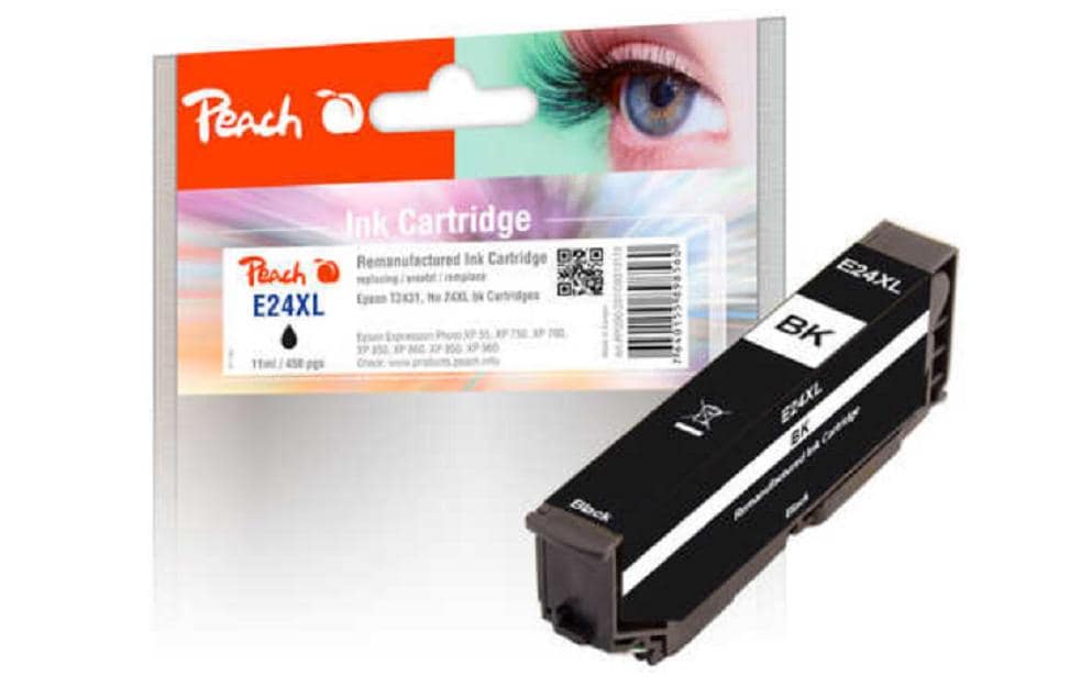 Peach Tinte Epson T2431, No 24XL Black