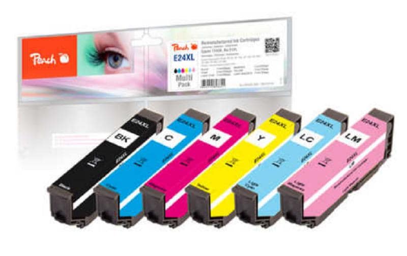 Peach Tinte Epson T2438, No 24XL Multi BK, 2x C, 2x M, Y