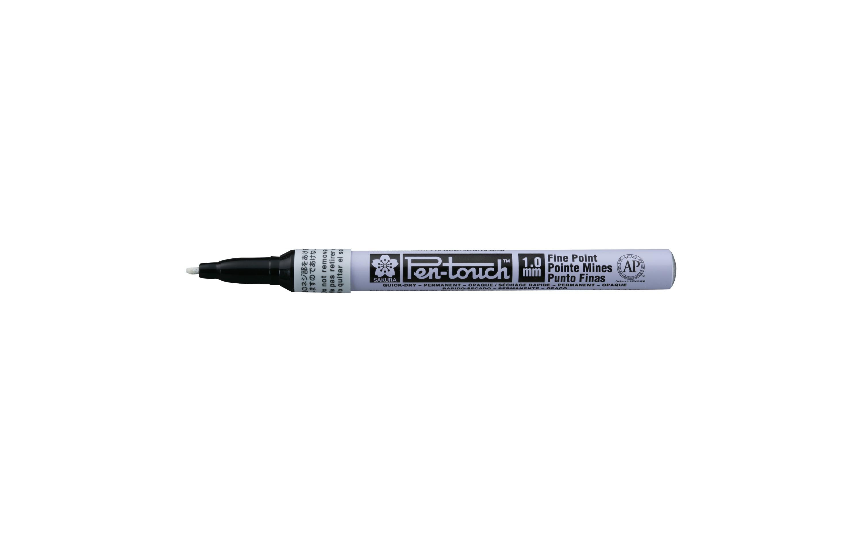 Sakura Lackmarker Pen-Touch 1.0 mm, F, Weiss