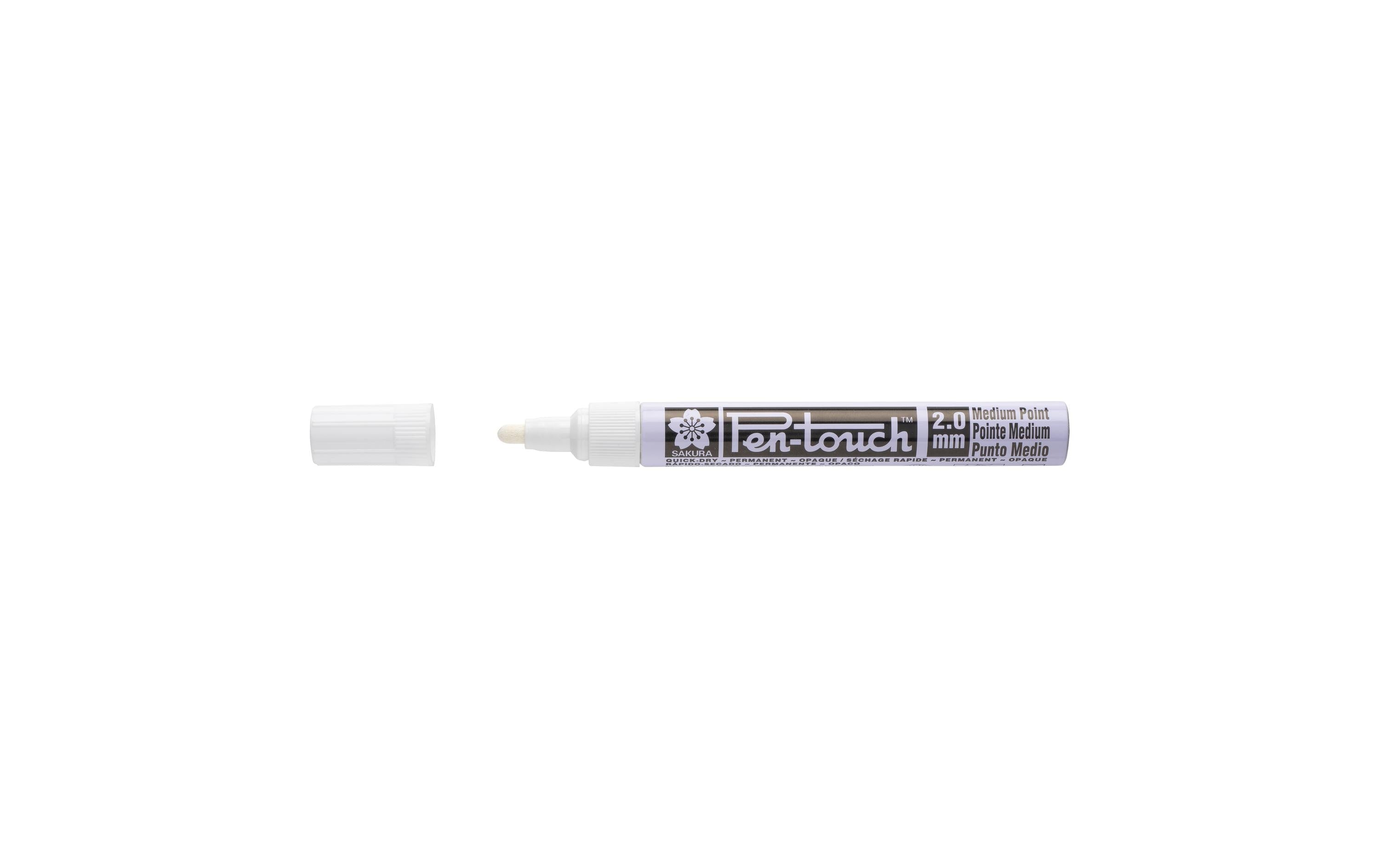 Sakura Lackmarker Pen-Touch 2.0 mm, M, Weiss