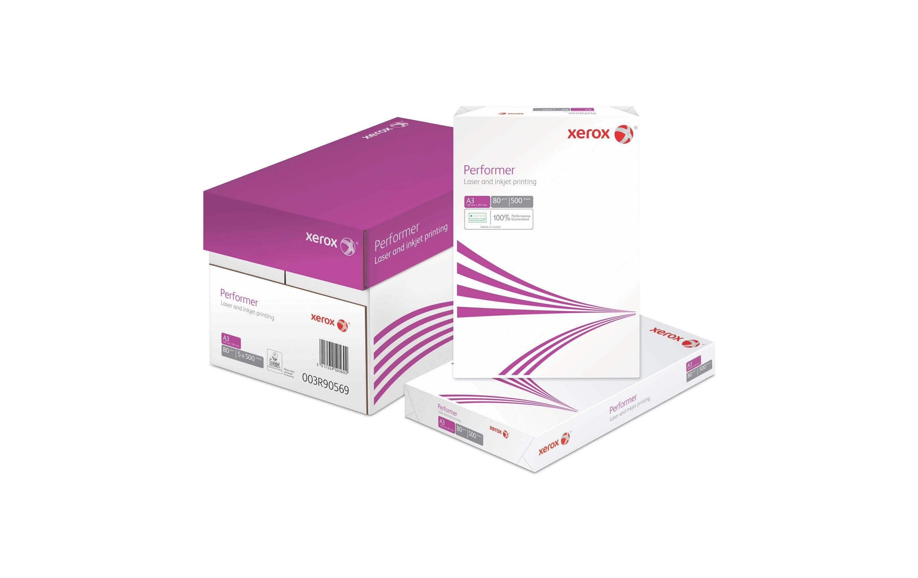 Antalis Kopierpapier Xerox Performer A3, Weiss, 80 g/m²,  2500 Blatt