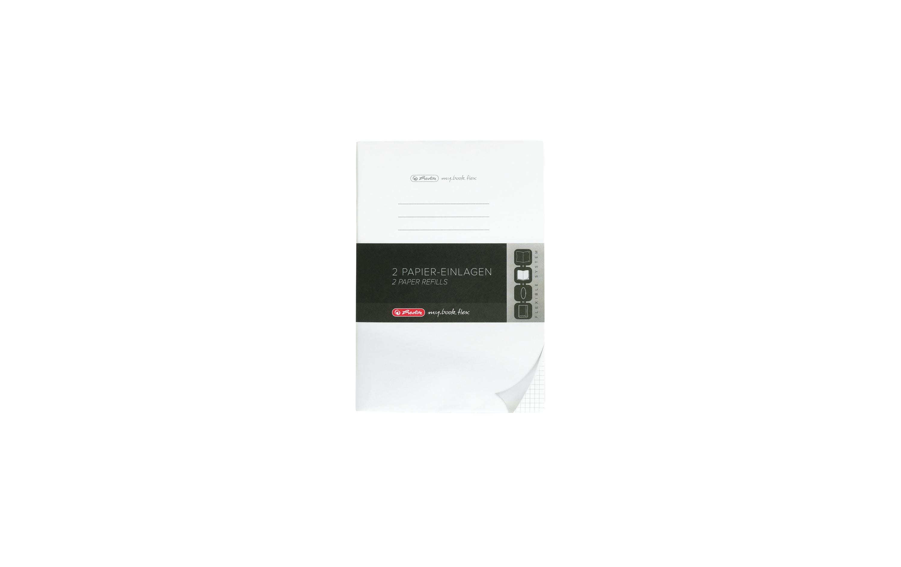 Herlitz Notizblock A5, Kariert, 2x40 Blatt