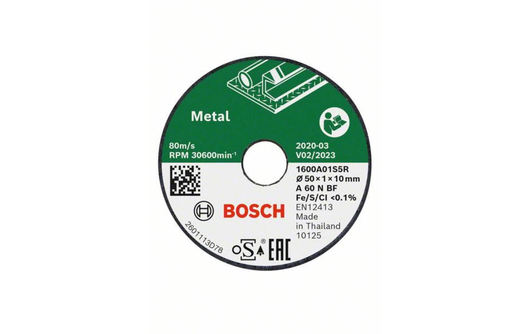Bosch Trennscheibe Metall Ø 50 x 1x10 mm