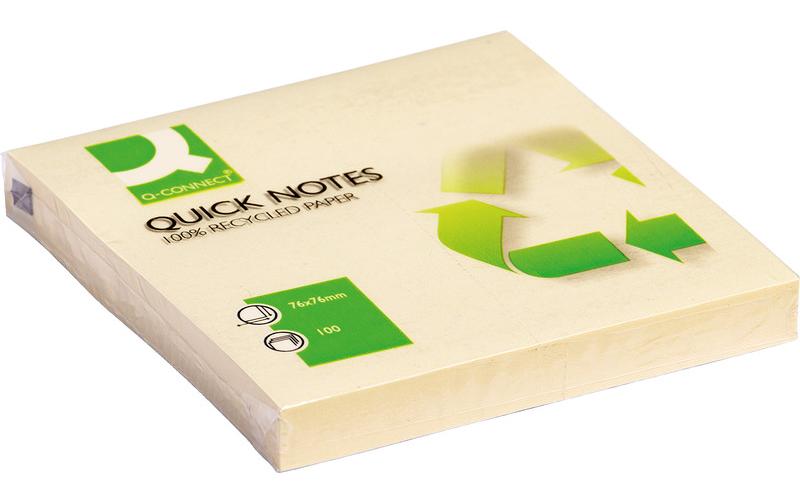 CONNECT Notizzettel Quick Notes 7.6 x 7.6 cm Recycling, 120 Blatt