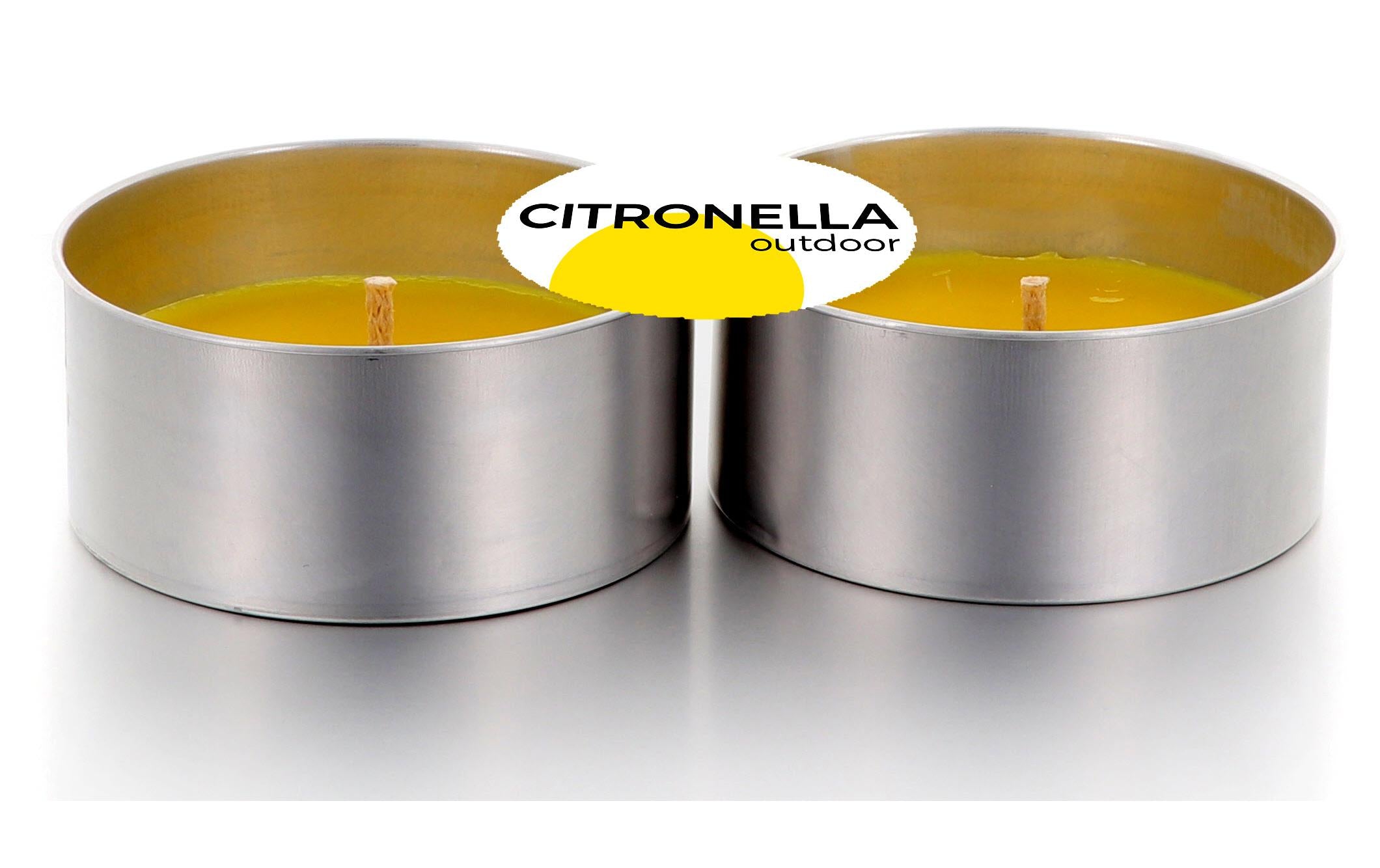 balthasar Gartenkerze Citronella Mini 2 Stück, Gelb
