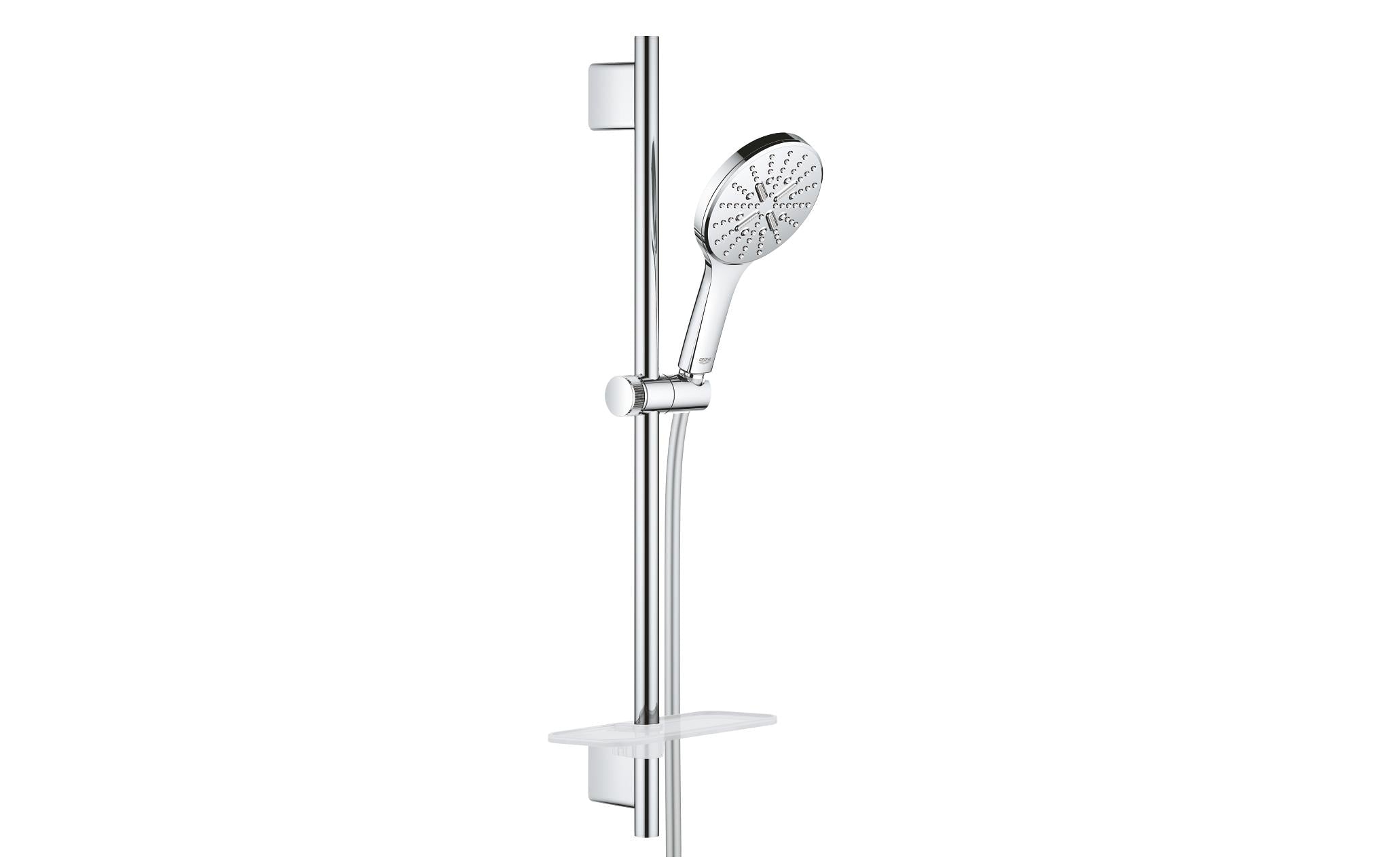 GROHE Duschbrausen-Set Rainshower SmartActive 130 EcoJoy Chrom