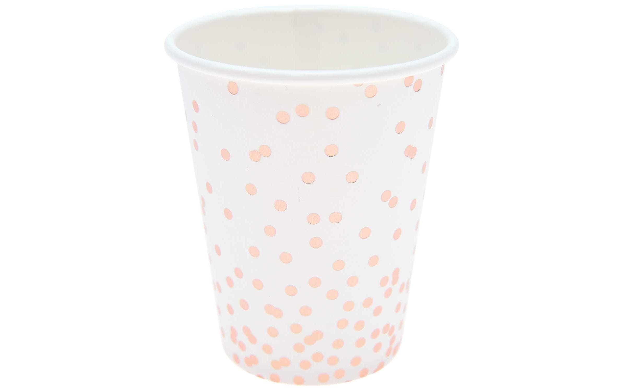 Rico Design Einwegbecher 200 ml 12 Stück, Pink/Weiss
