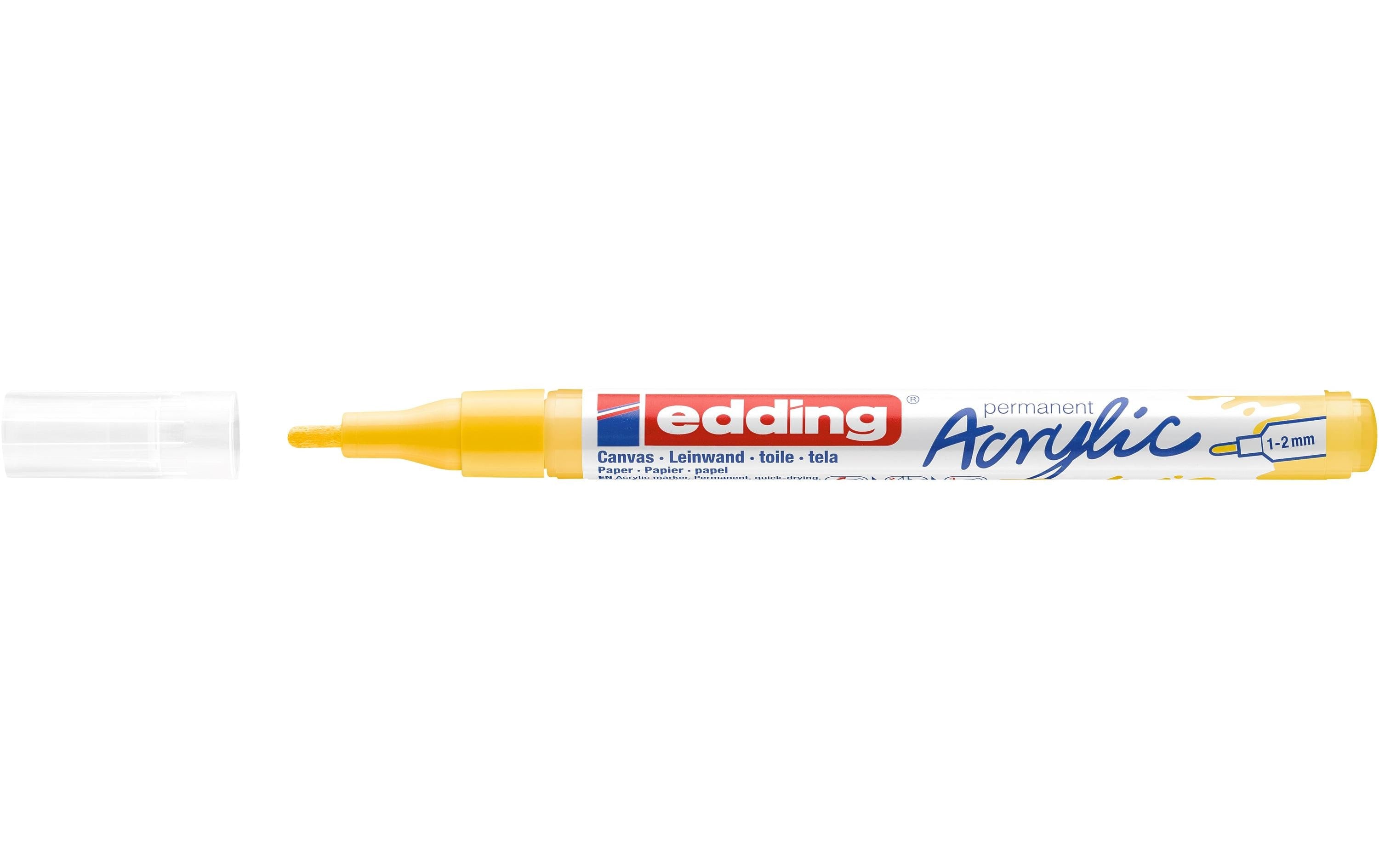 edding Acrylmarker 5300 Fein, Gelb