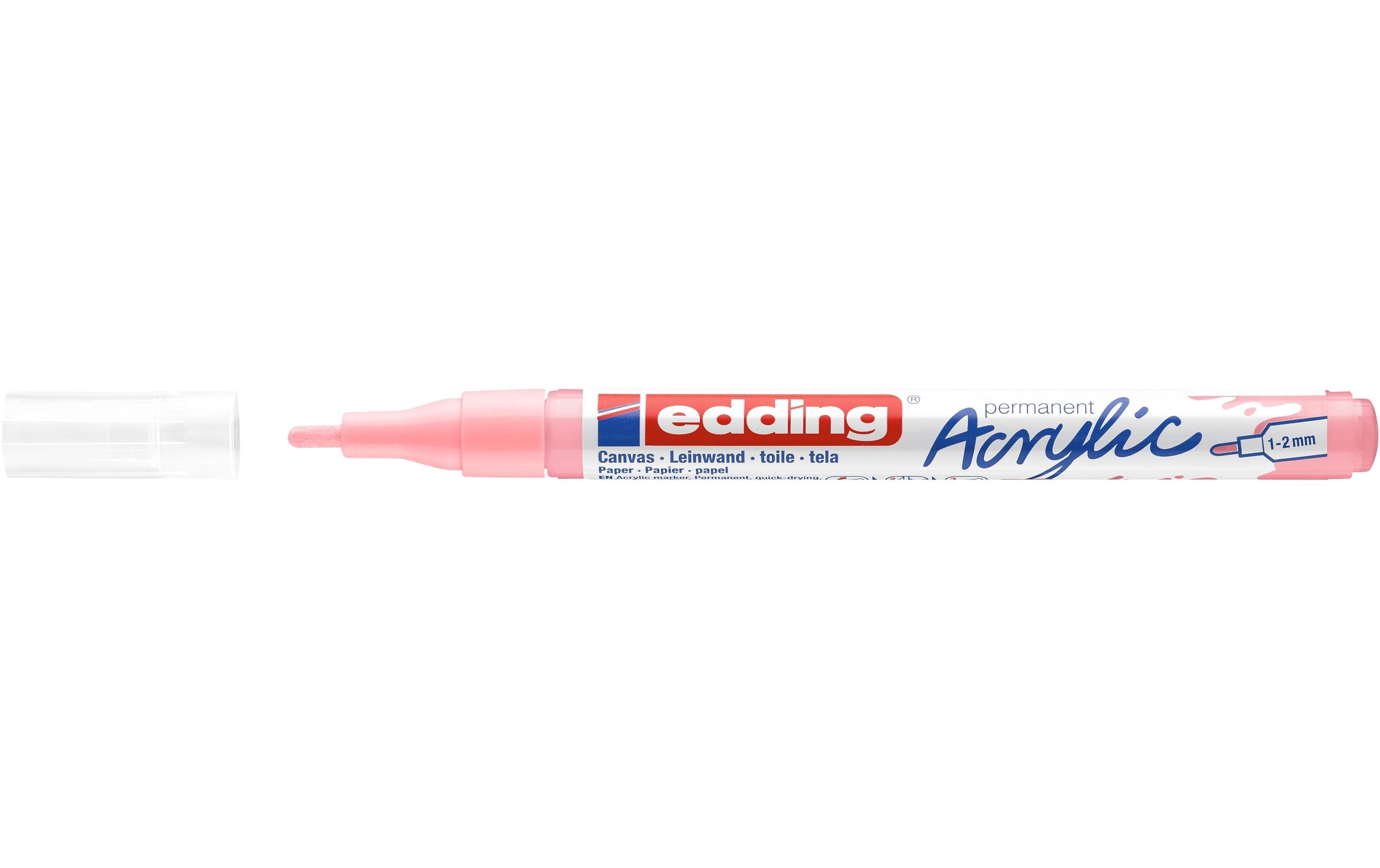 edding Acrylmarker 5300 Fein, Hellrosa