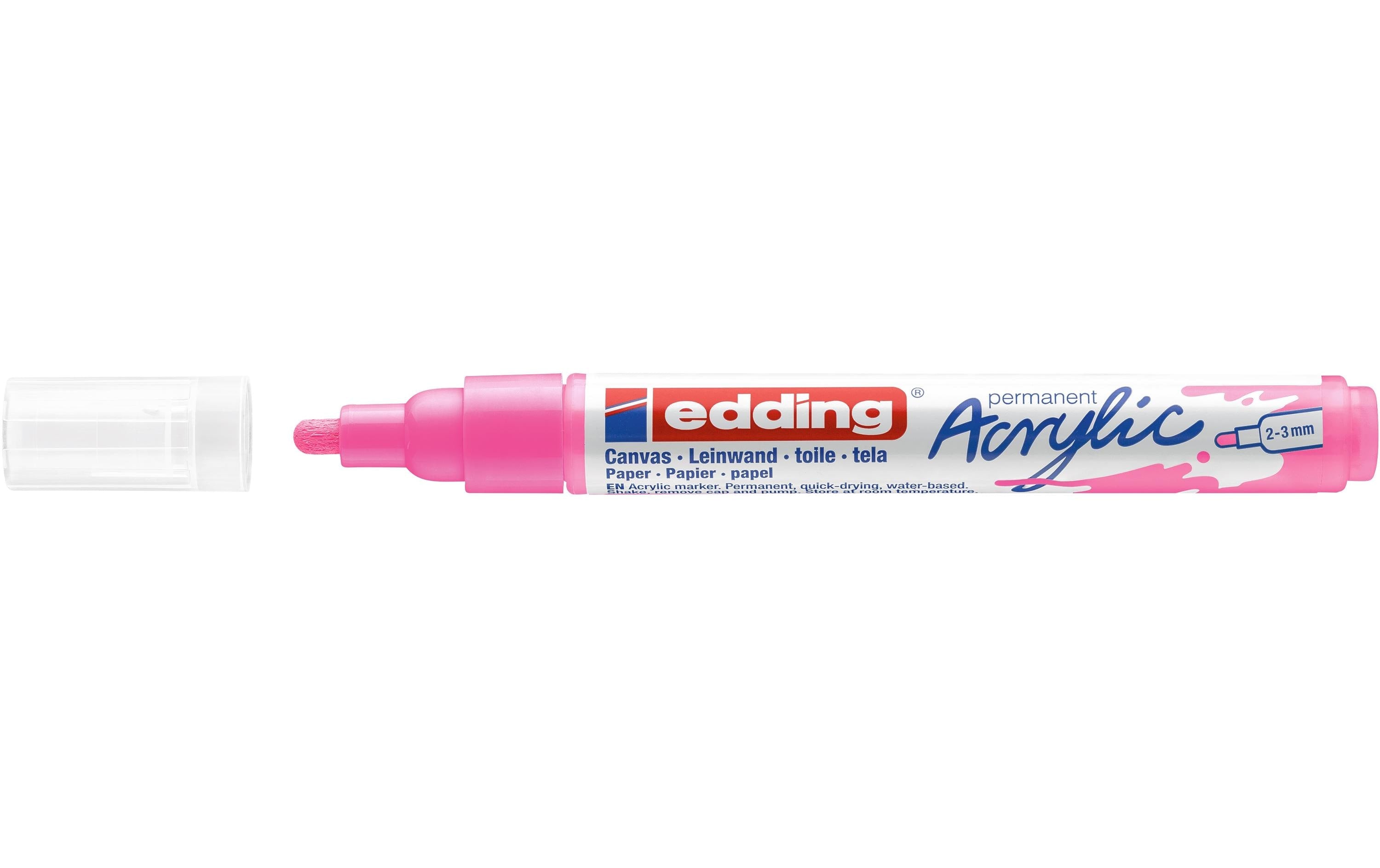 edding Acrylmarker 5100 Medium, Neonpink