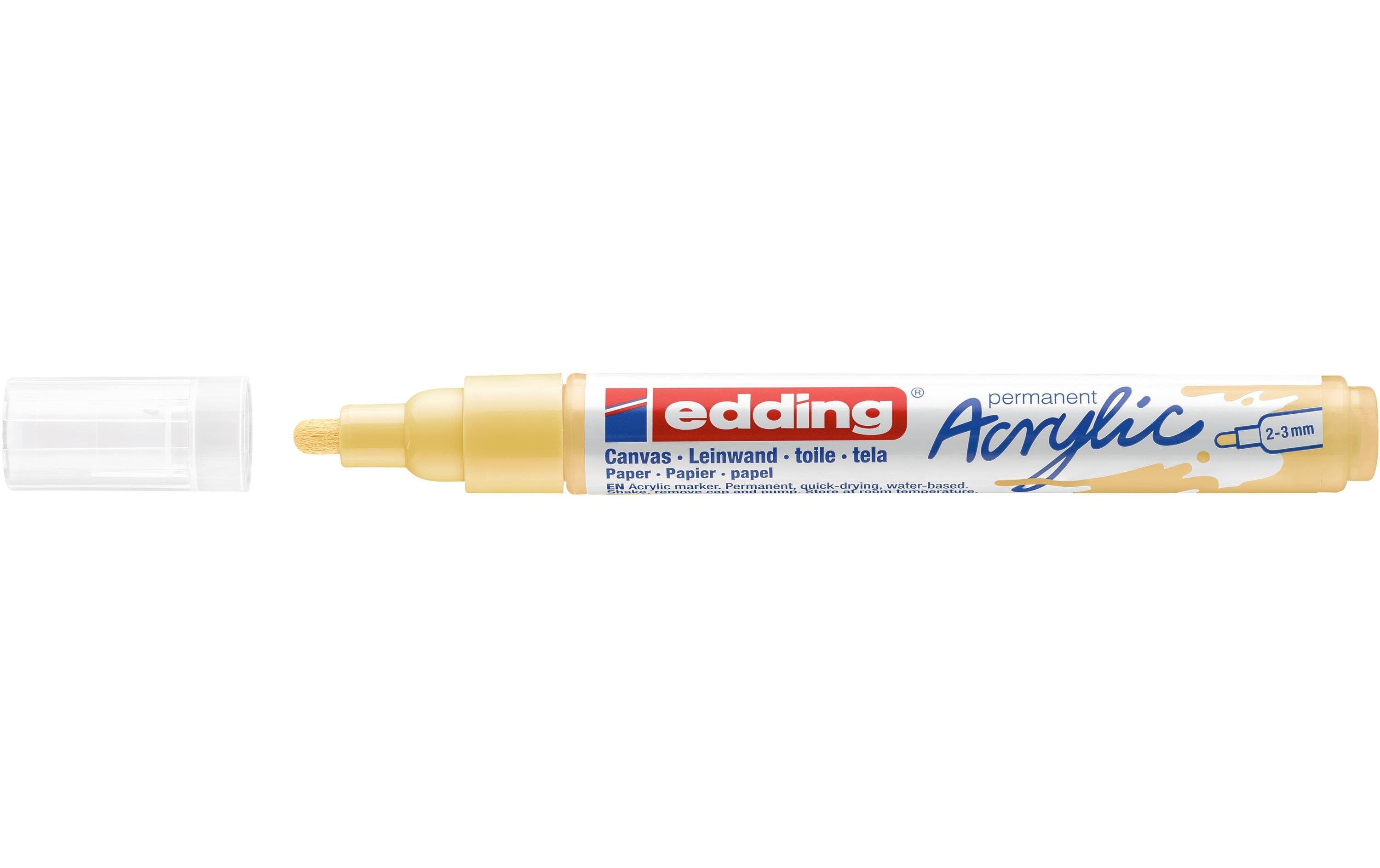 edding Acrylmarker 5100 Medium, Hellgelb