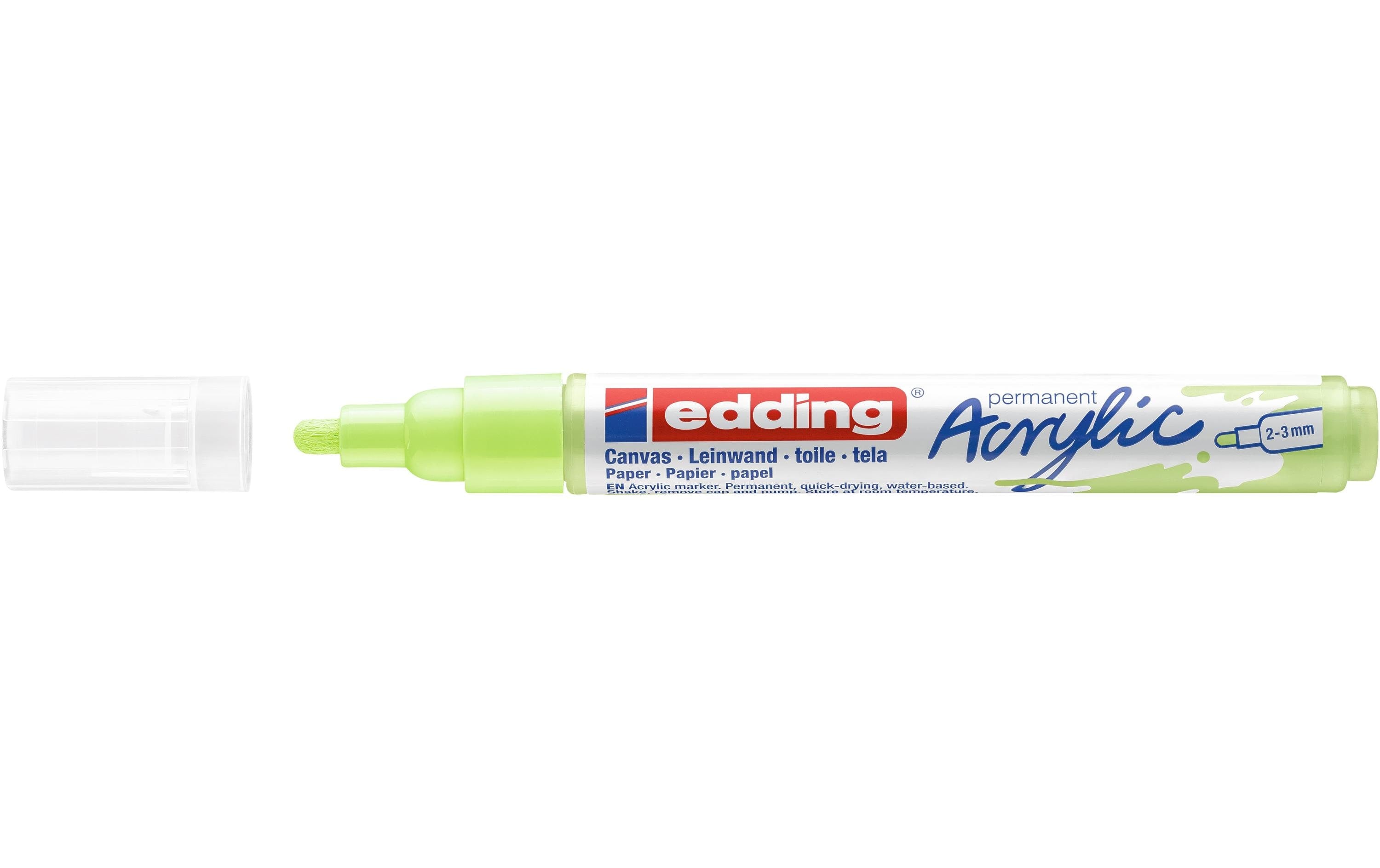 edding Acrylmarker 5100 Medium, Hellgrün