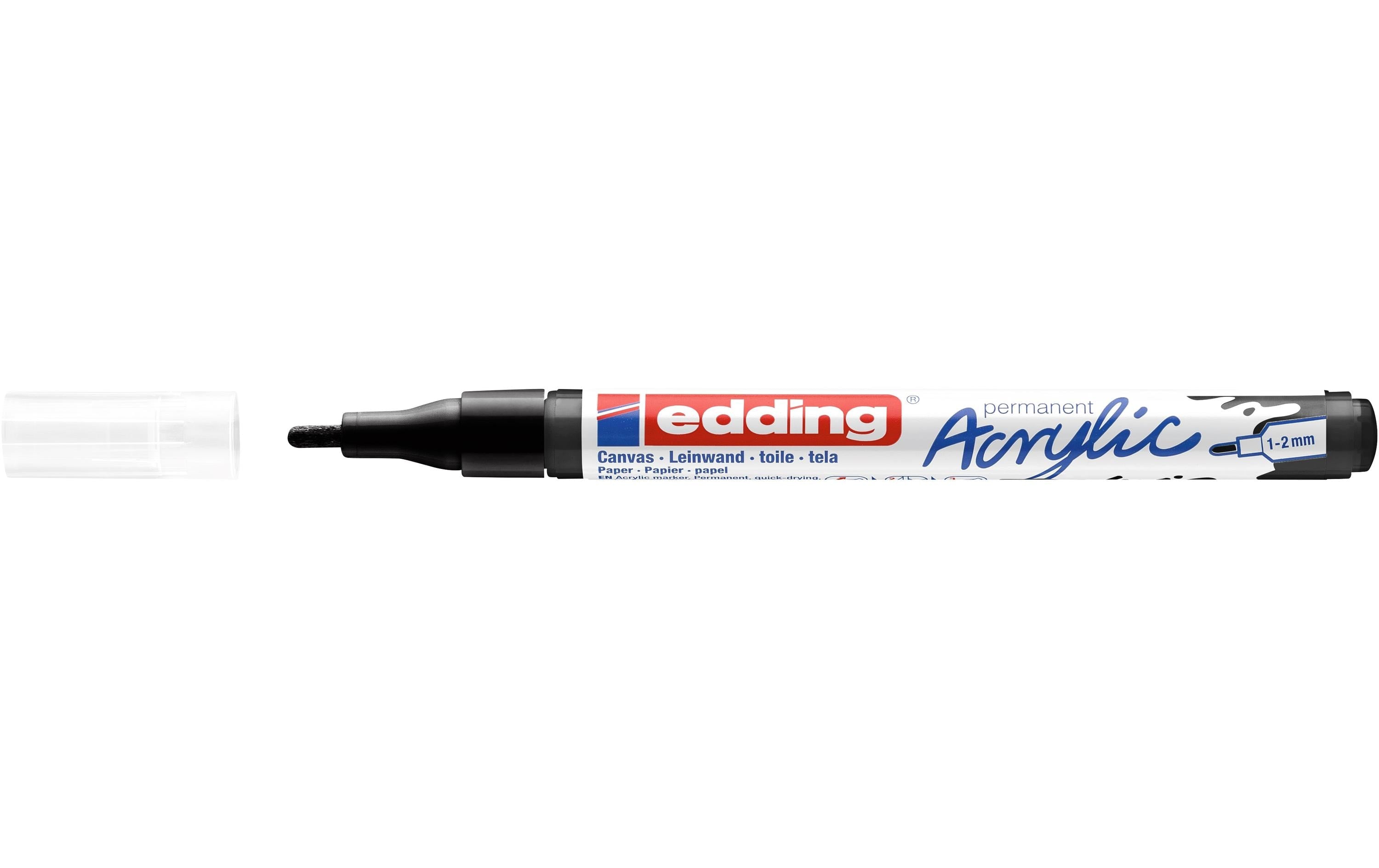 edding Acrylmarker 5300 Fein, Schwarz