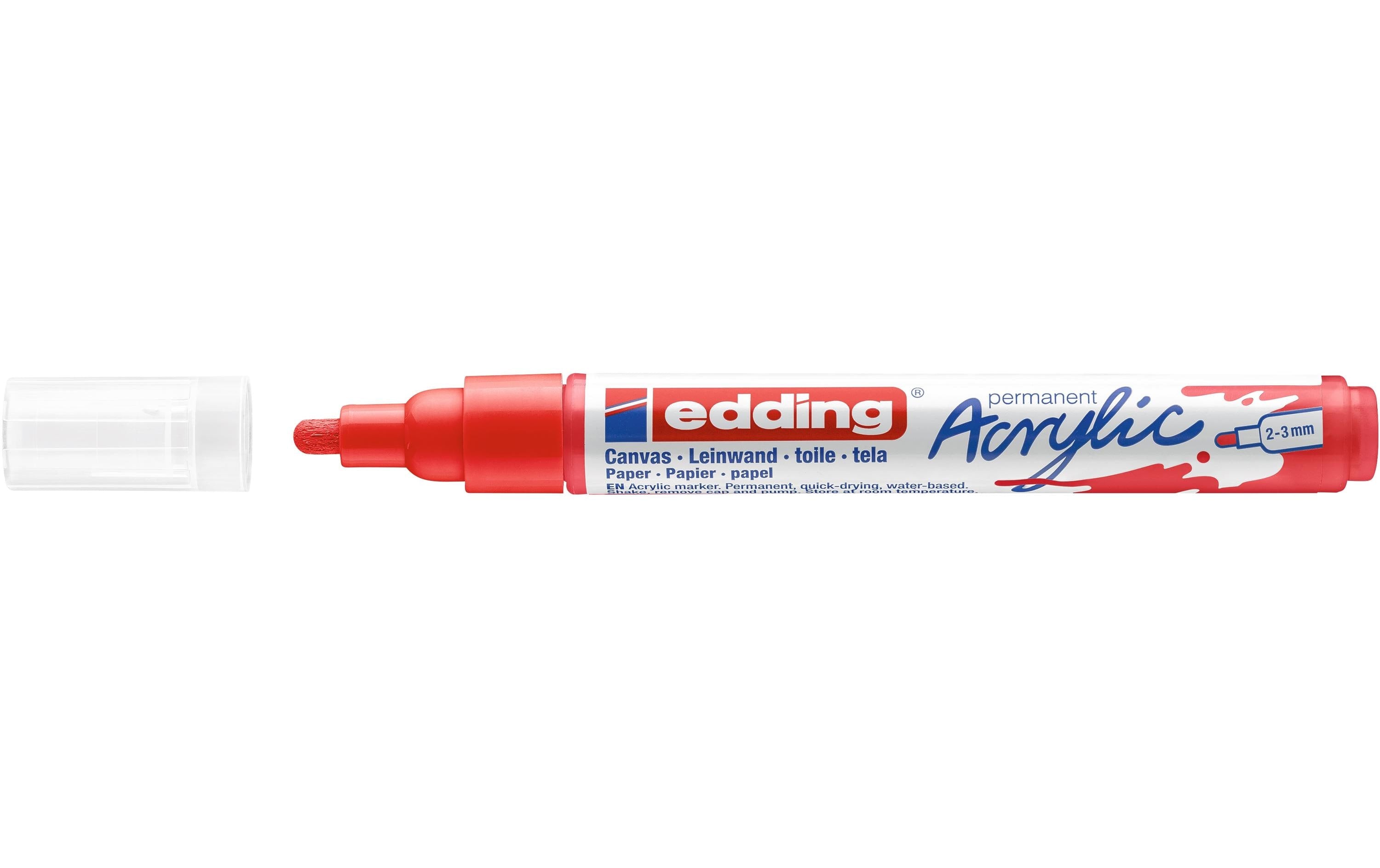 edding Acrylmarker 5100 Medium, Rot