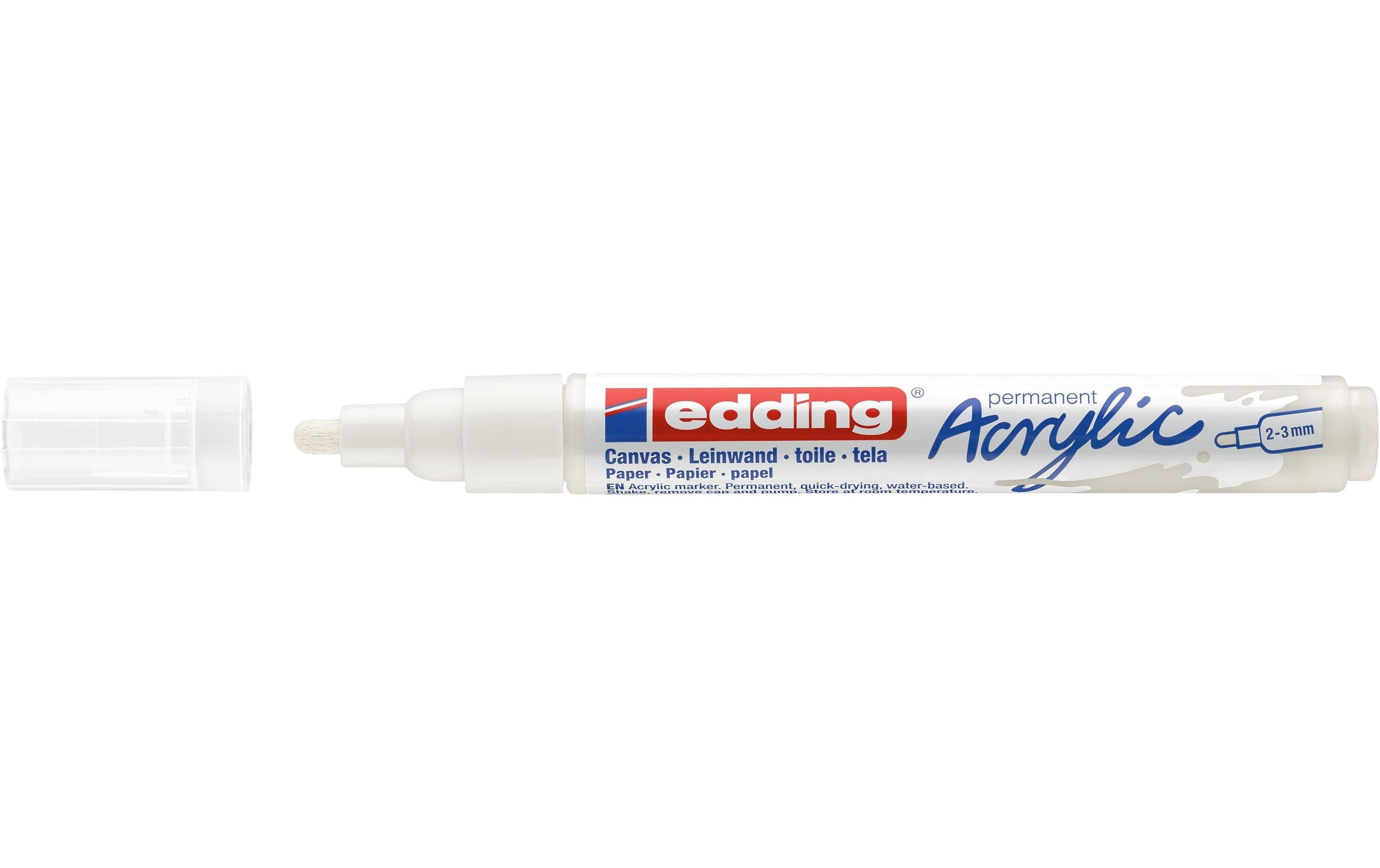 edding Acrylmarker 5100 Medium, Weiss