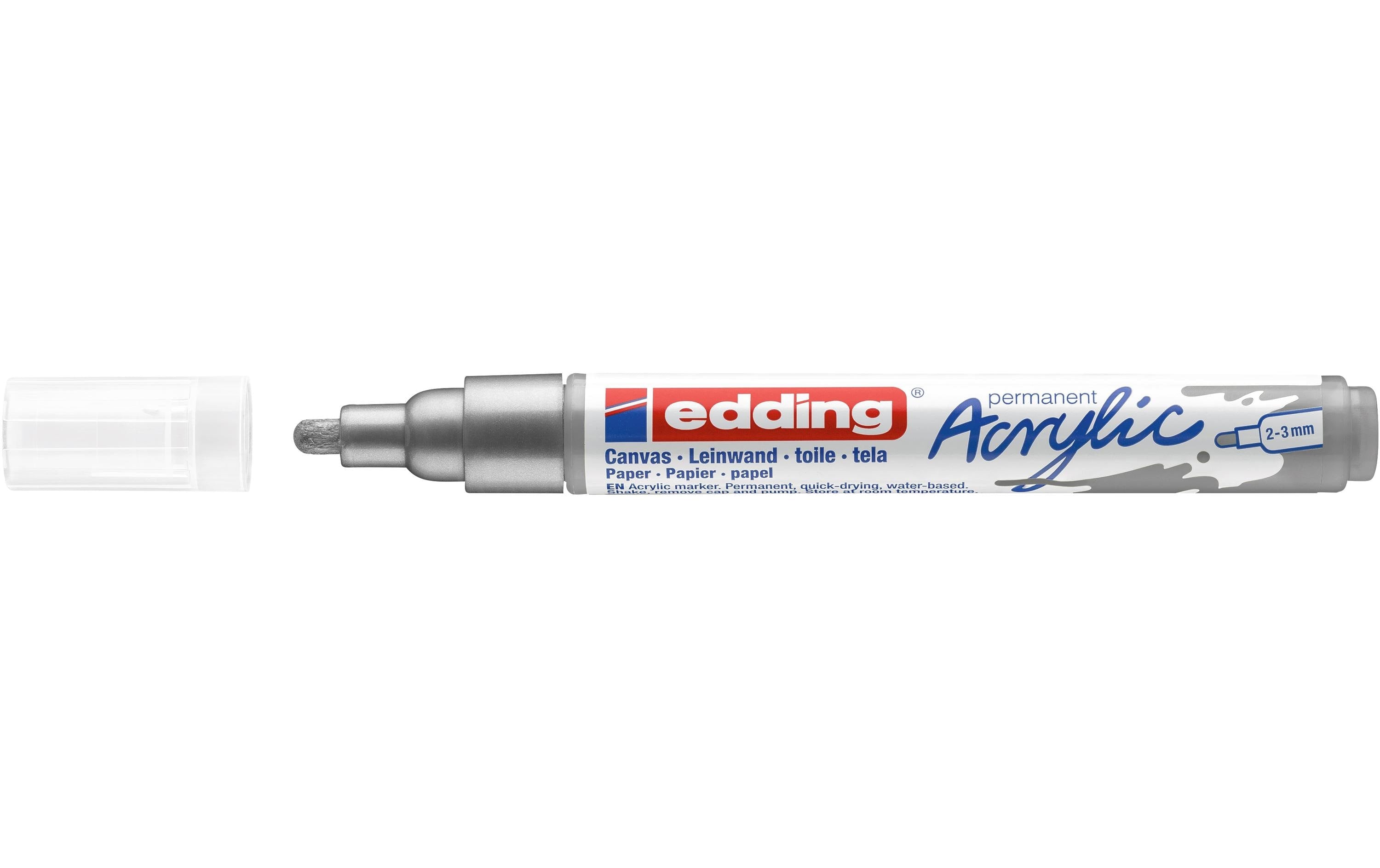 edding Acrylmarker 5100 Medium, Silber