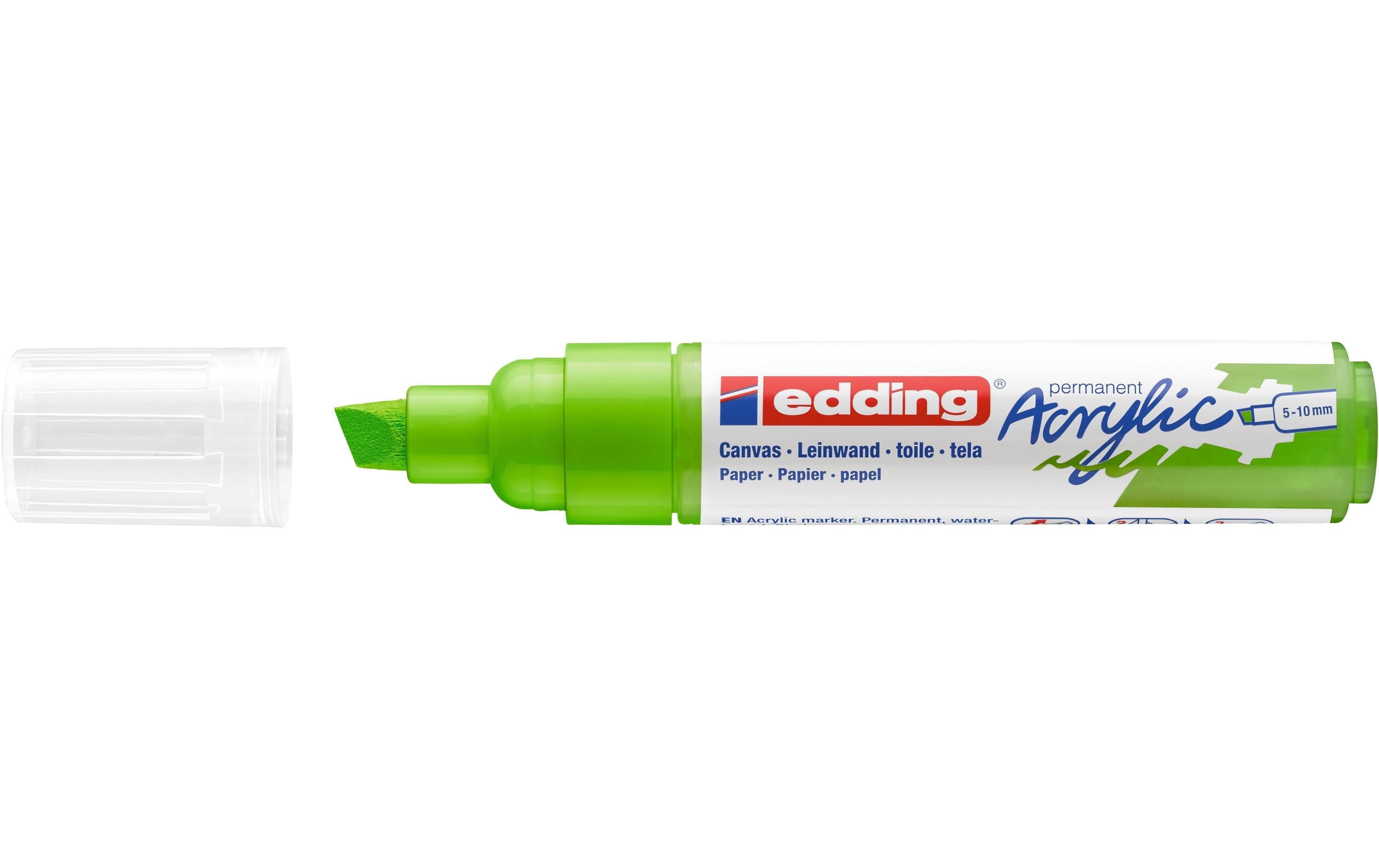 edding Acrylmarker 5000 Breit, Gelbgrün