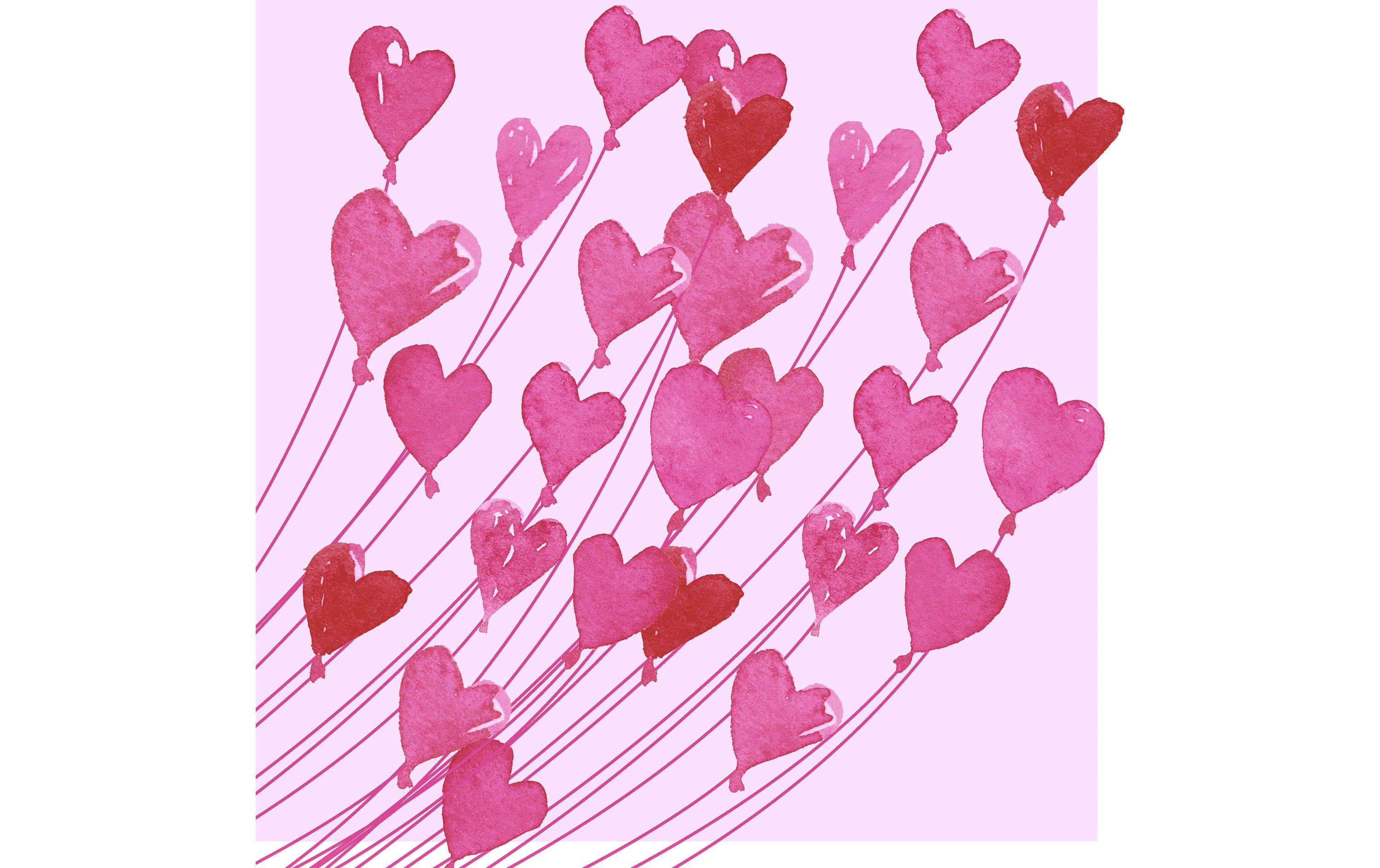 Paper + Design Papierservietten Love 33 cm x 33 cm, 20 Stück