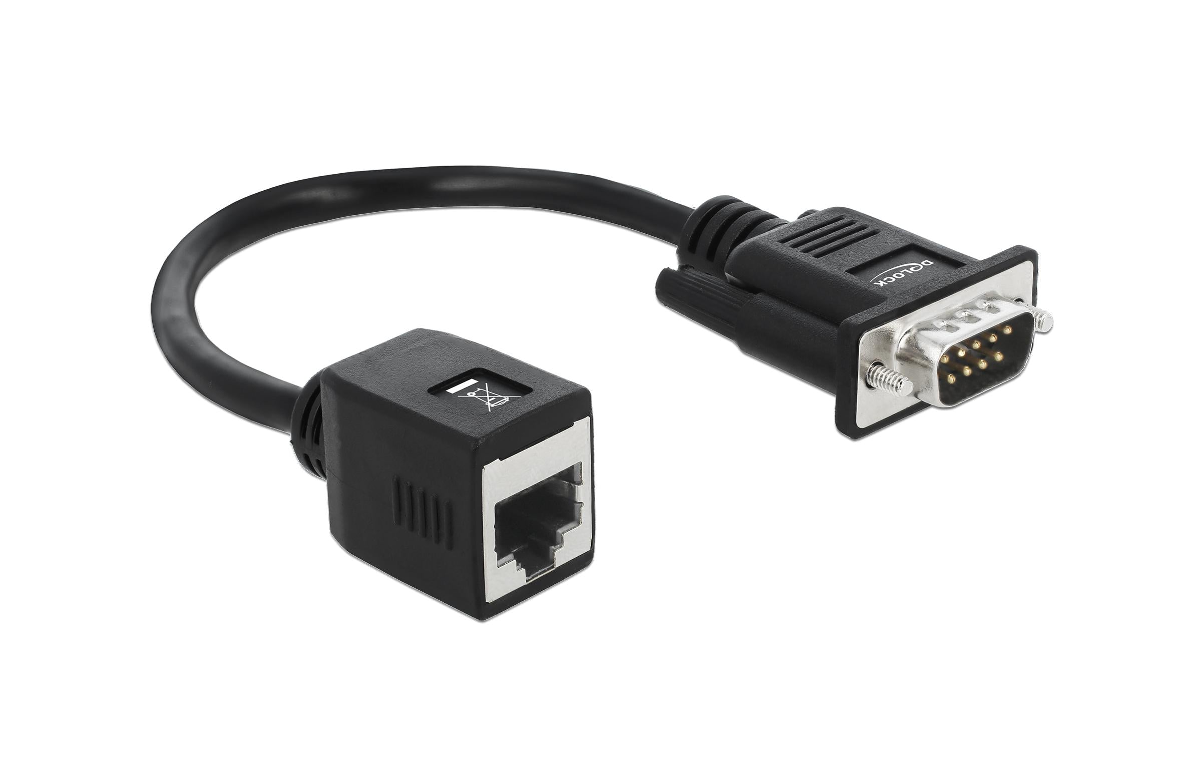 Delock Netzwerk-Adapter RS232/422/485 - LAN Buchse Seriell