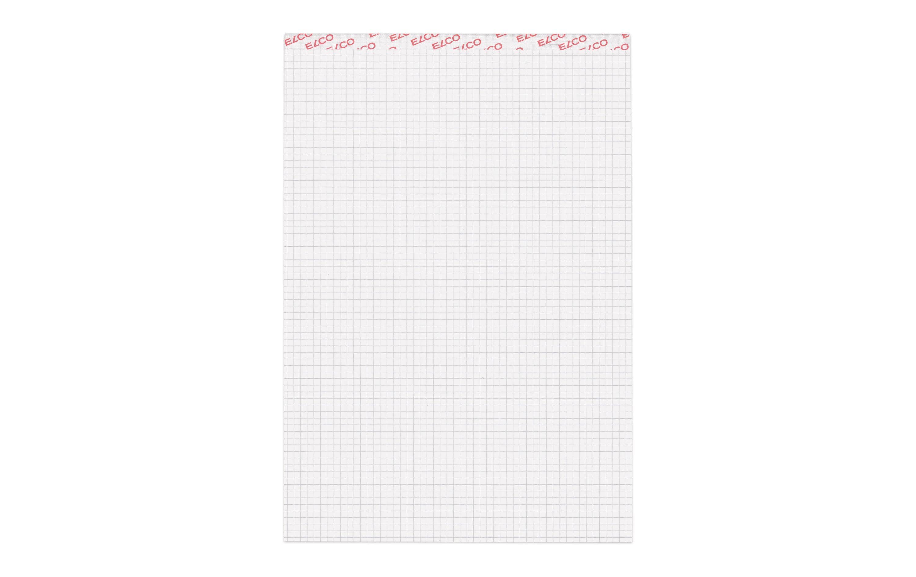 ELCO Notizblock A4 70 g/m² ,4 mm kariert, 5 Stück