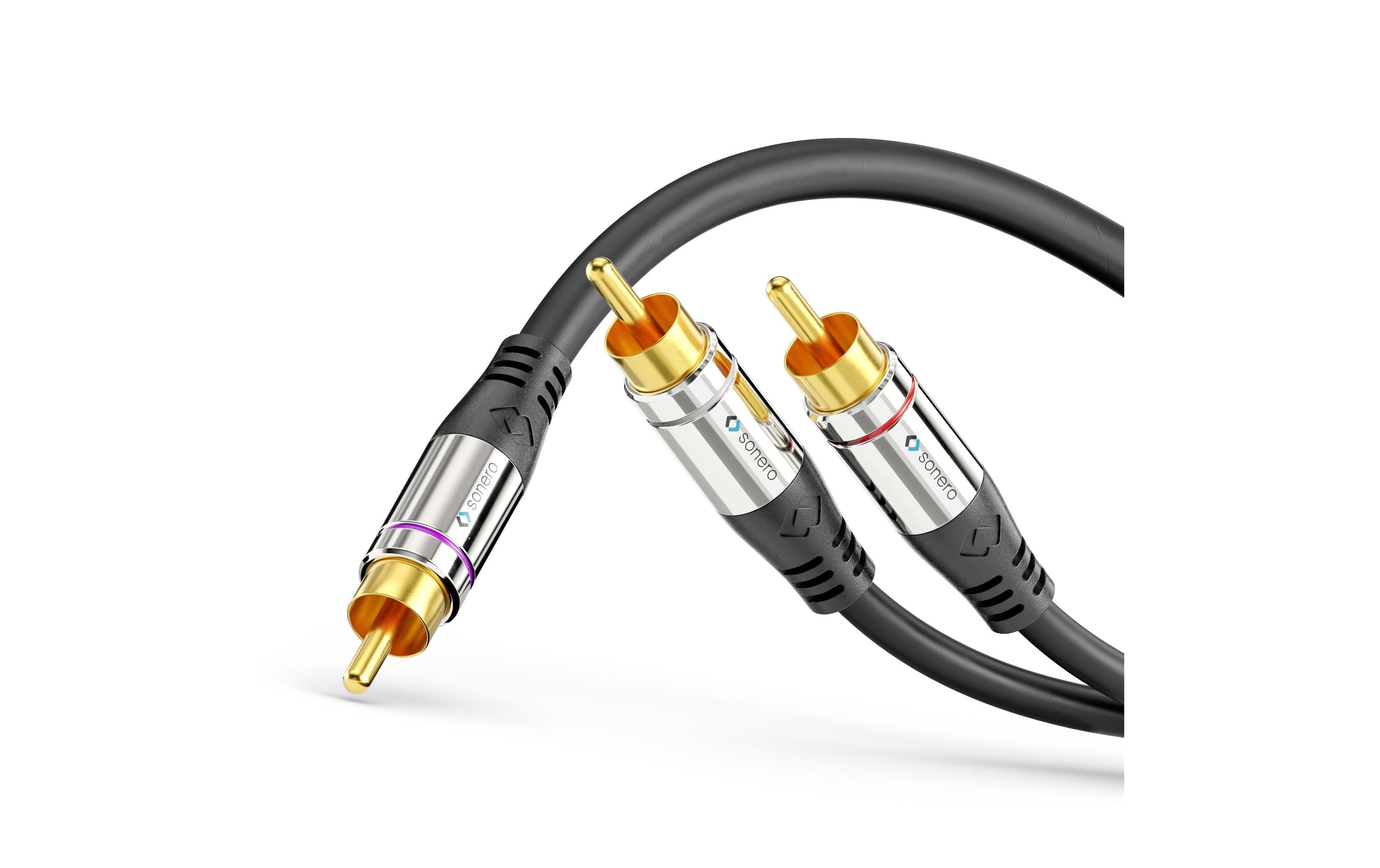 sonero Subwoofer Stereo / Mono Y-Kabel Cinch - Cinch 1.5 m