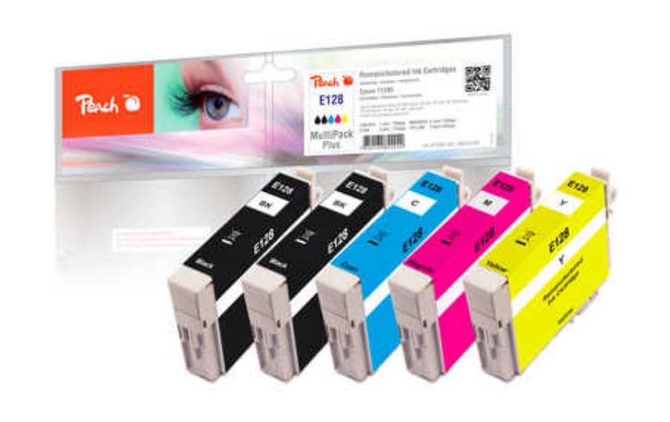 Peach Tinte Epson T1285 2x BK, 1x C, 1x M, 1x Y