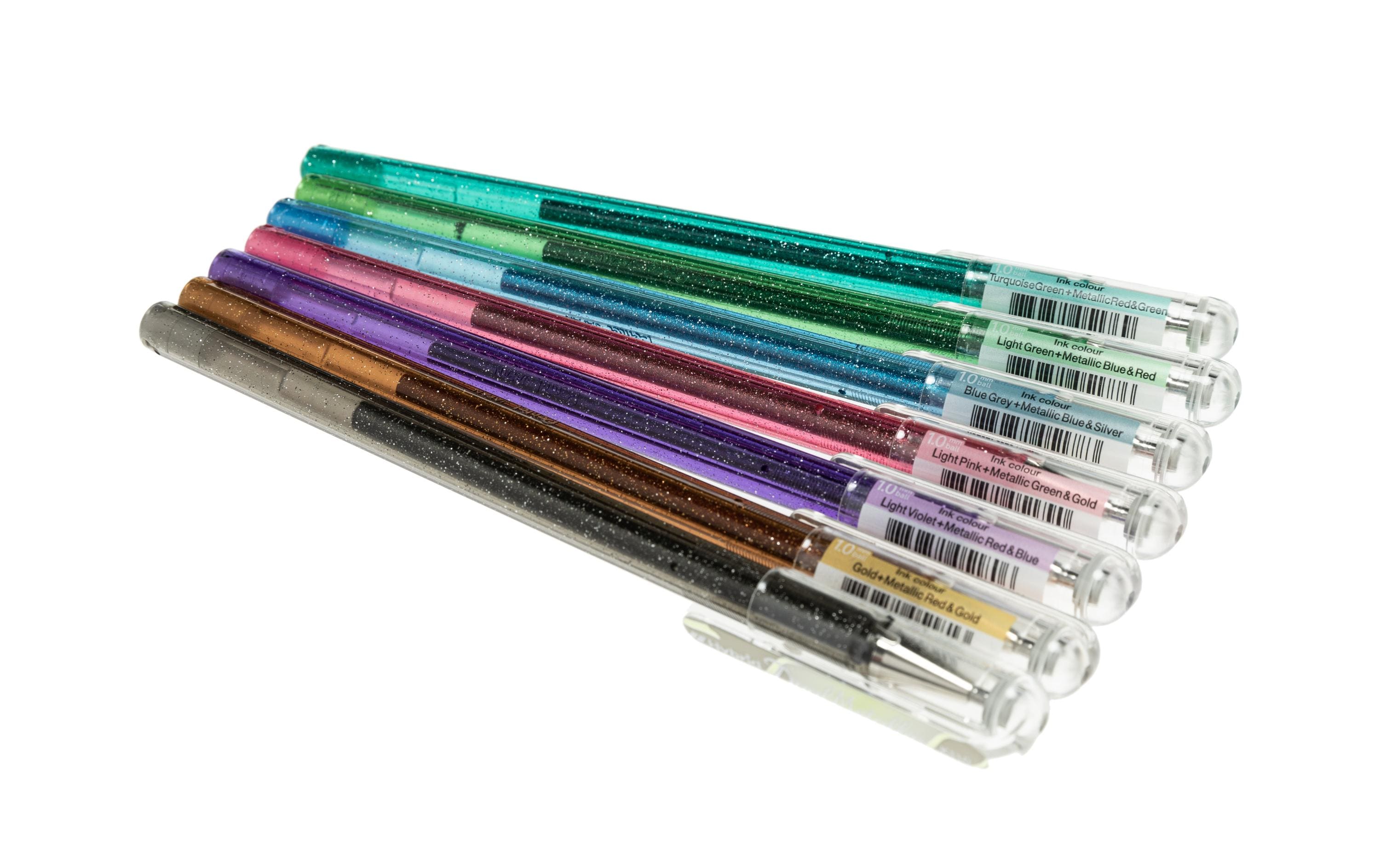 pentel Gelschreiber Hybrid Dual Metallic 1.0 mm, Mehrfarbig
