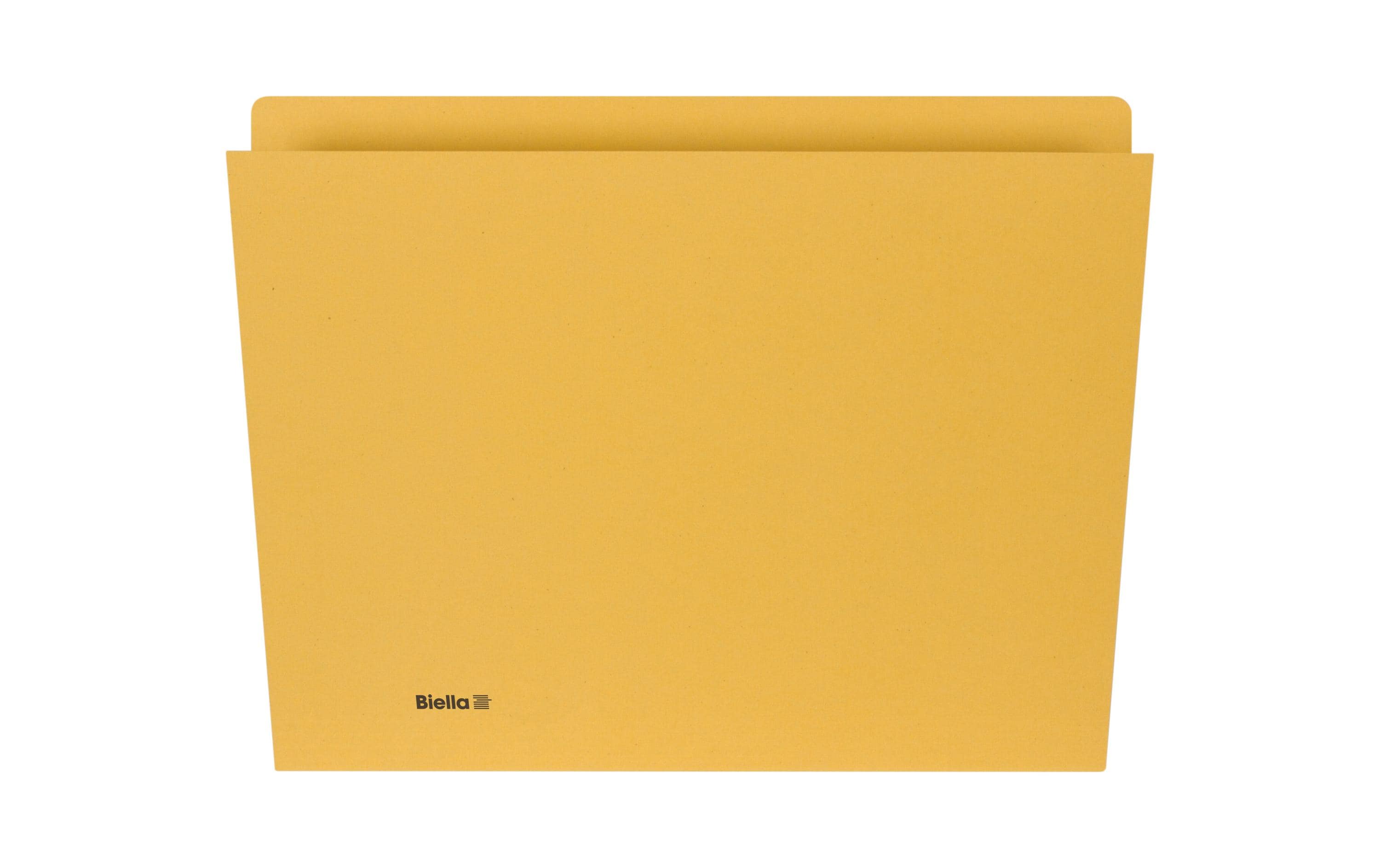 Biella Einlagemappe A4 240 gm², 100 Stück, Gelb