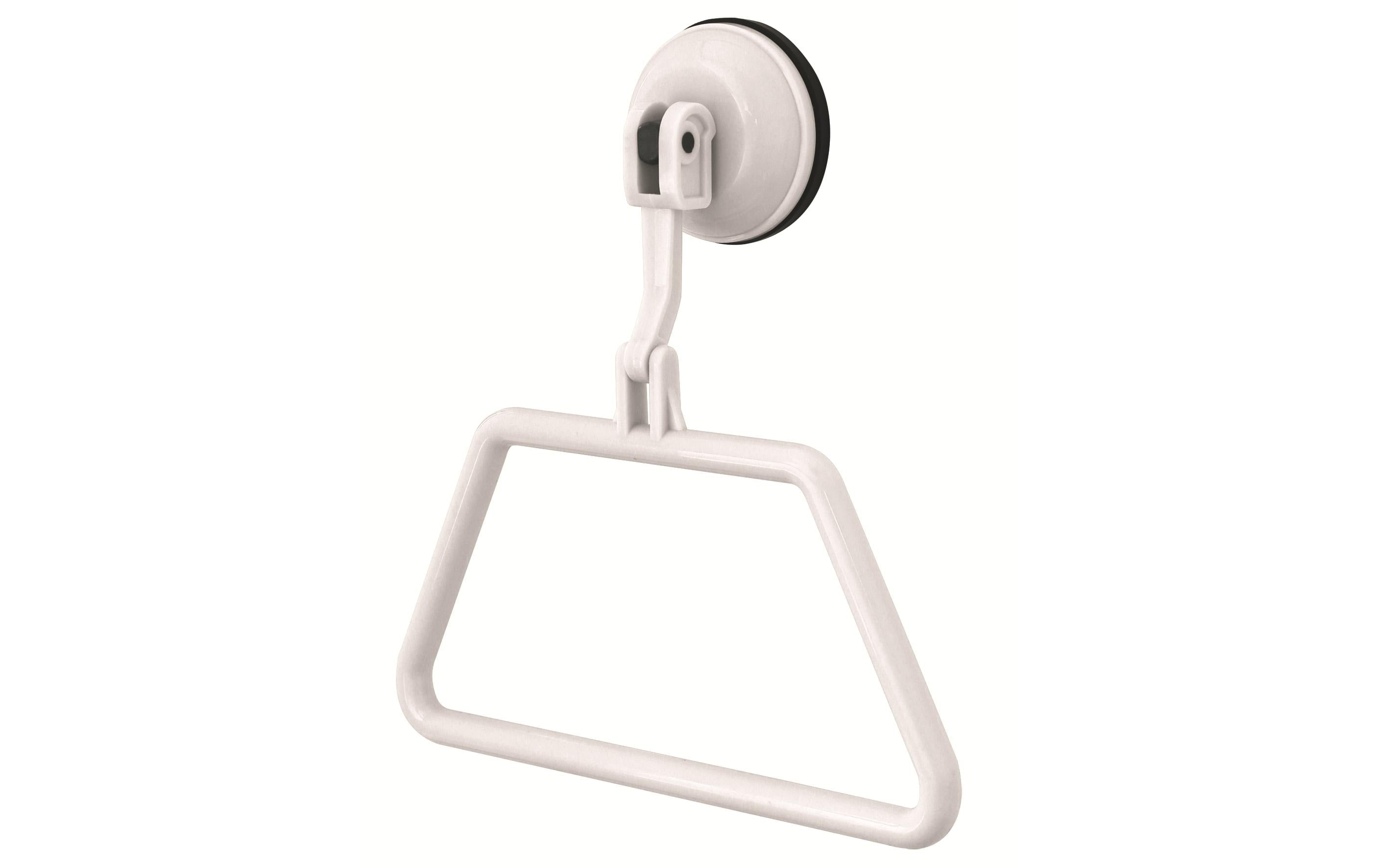 Eurotrail Handtuch-Halter mit Saugnapf Weiss